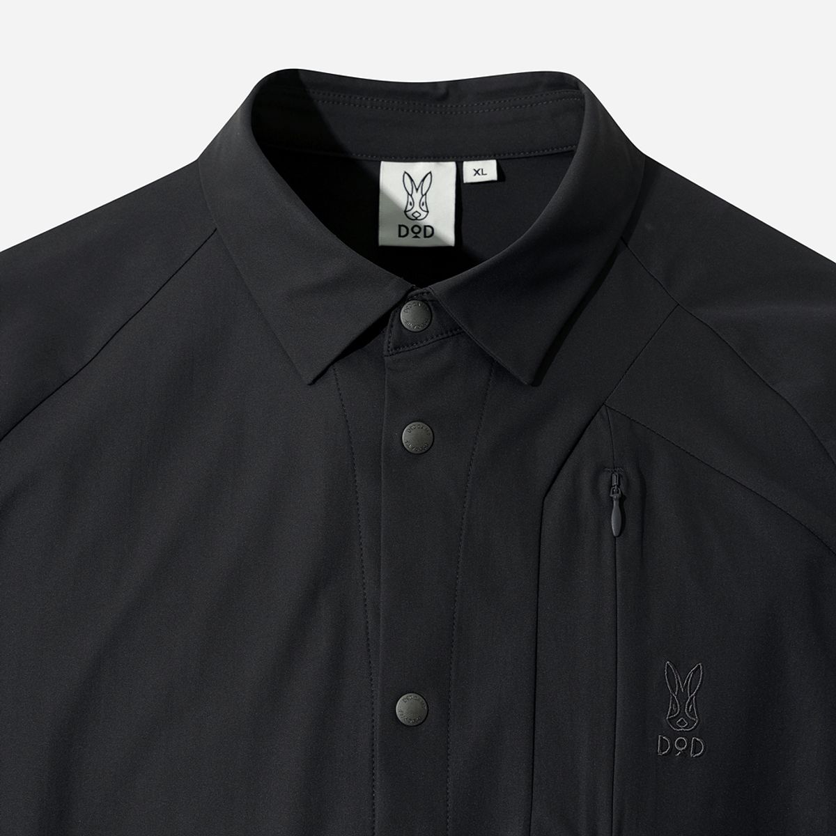 디오디(DOD) 하이브리드 미니멀 셔츠(BLACK)