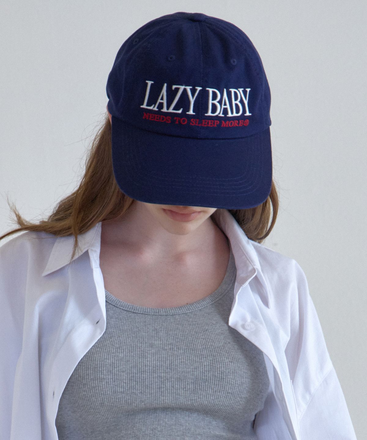 레이지지(LAZYZ) 레이지 베이비 빈티지 워싱 솔리드 볼 캡 (6색상)