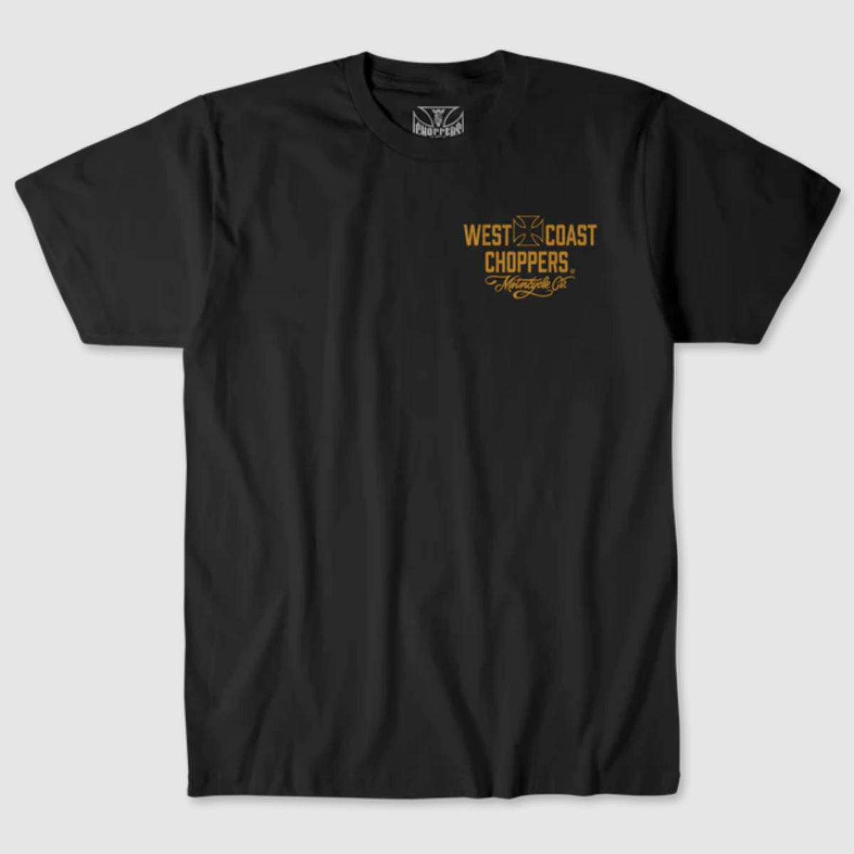웨스트코스트챠퍼스(WEST COAST CHOPPERS) WCC Motorcycle Co. Tee - Black Yellow