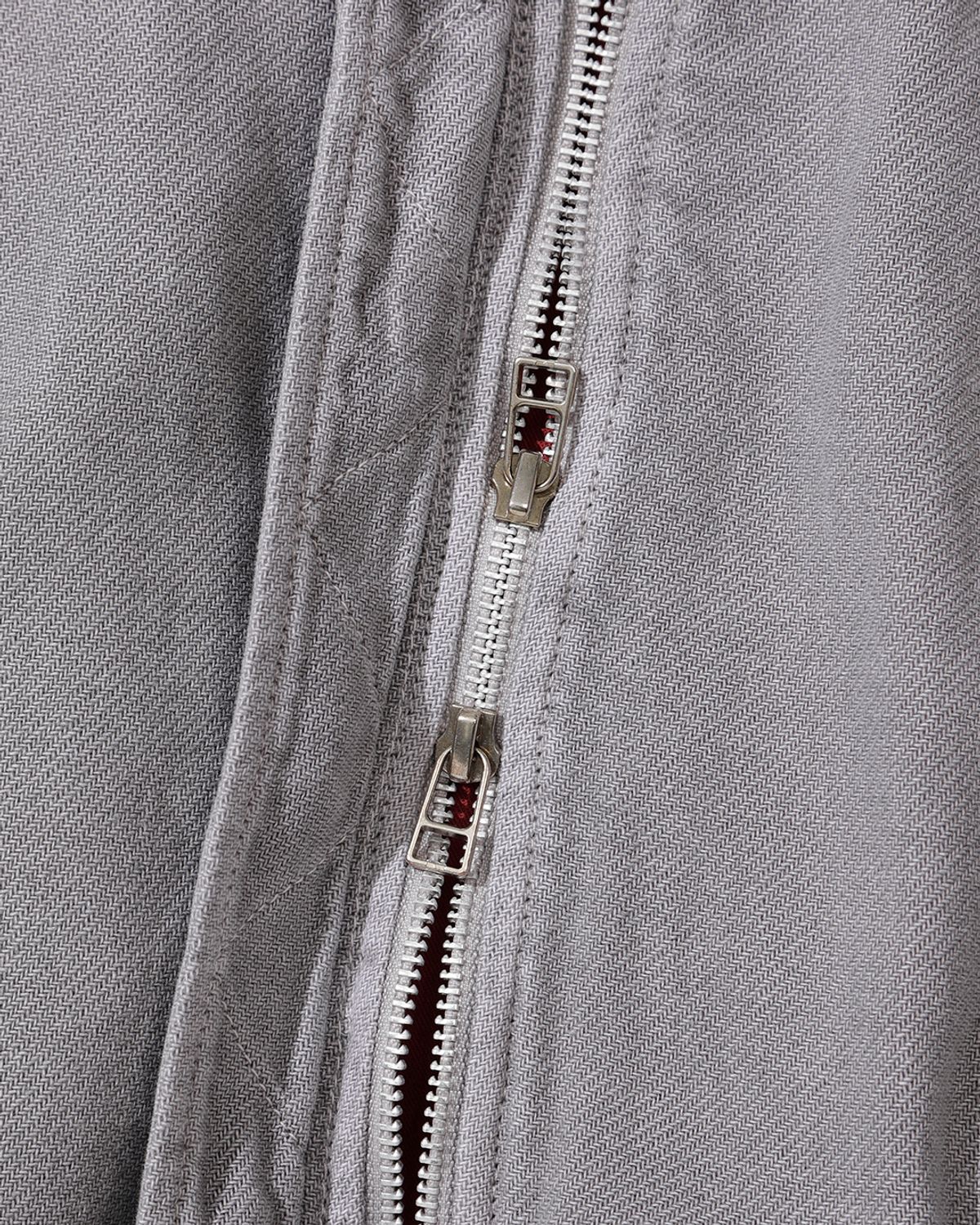 더뮤지엄비지터(THEMUSEUMVISITOR) HEART EMBROIDERY WASHED JACKET (LIGHT PURPLE)