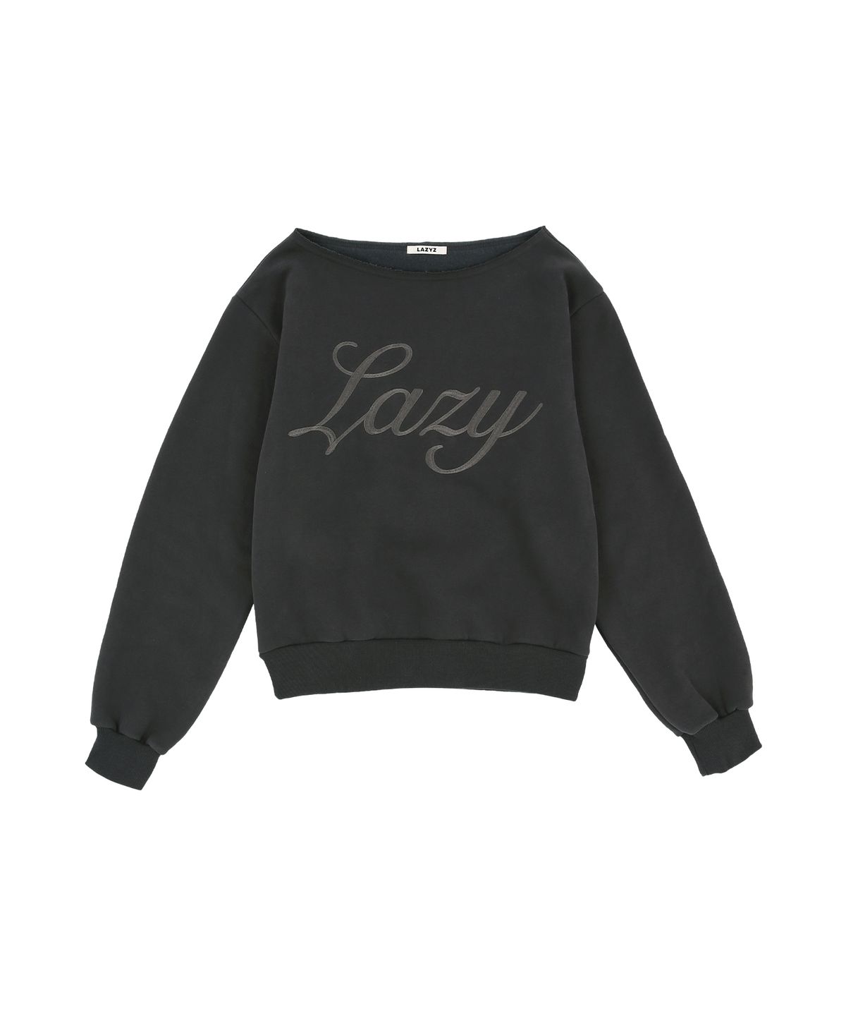 레이지지(LAZYZ) 슬로우 멜로우 데일리 오프숄더 스웻셔츠 (3색상)