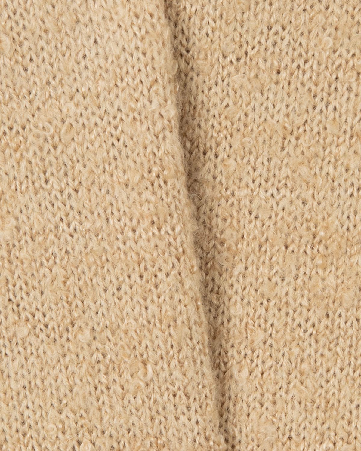 디앤드퀘스천(THEENDQUESTION) Damage knit top / BEIGE