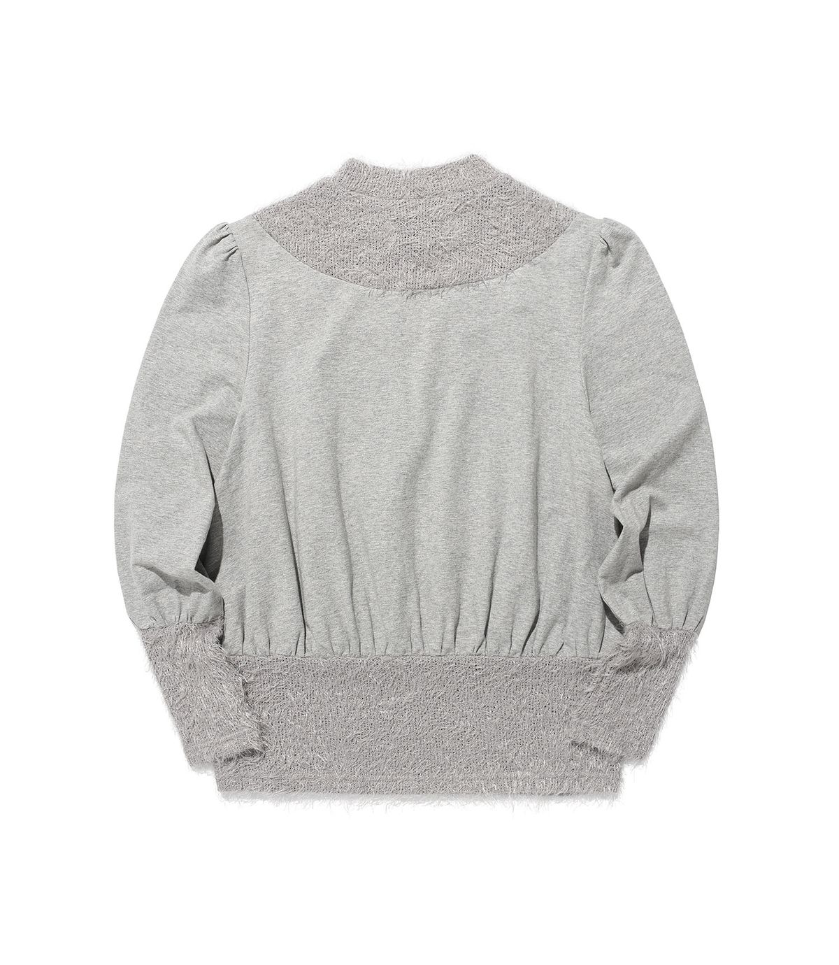나이스고스트클럽(NICEGHOSTCLUB) FFATS GIRL MOCKNECK L/S TEE_GREY(NG2FFFT560A)