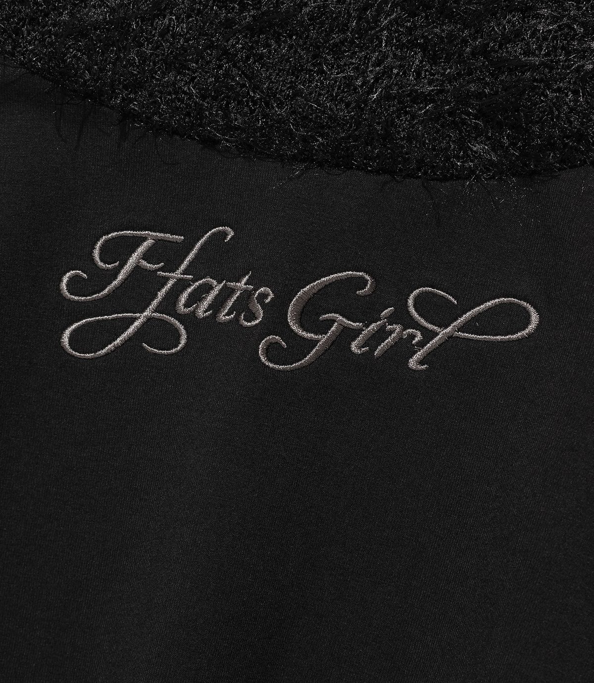 나이스고스트클럽(NICEGHOSTCLUB) FFATS GIRL MOCKNECK L/S TEE_BLACK(NG2FFFT560A)