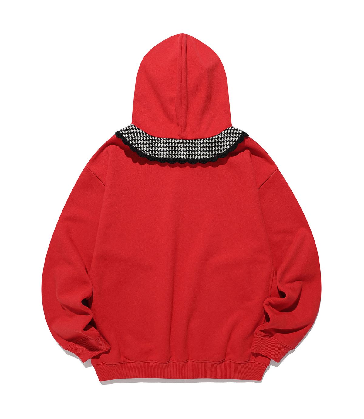 나이스고스트클럽(NICEGHOSTCLUB) FFATS ROUND COLLAR HOODIE_RED(NG2FFUM410A)