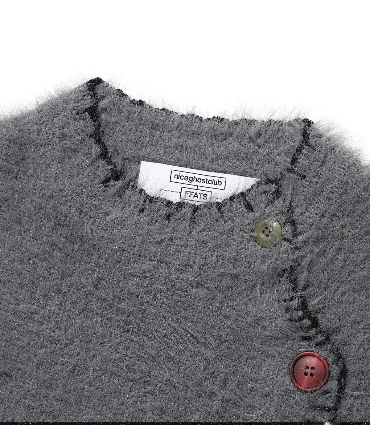 나이스고스트클럽(NICEGHOSTCLUB) FFATS BUTTON CARDIGAN_GREY(NG2FFFK683A)