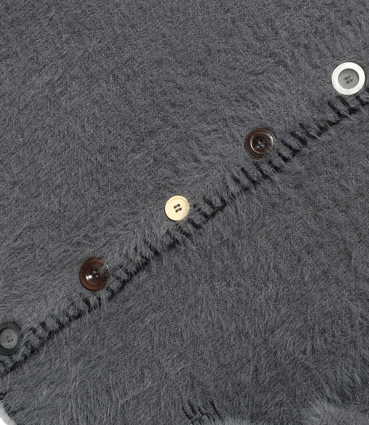 나이스고스트클럽(NICEGHOSTCLUB) FFATS BUTTON CARDIGAN_GREY(NG2FFFK683A)