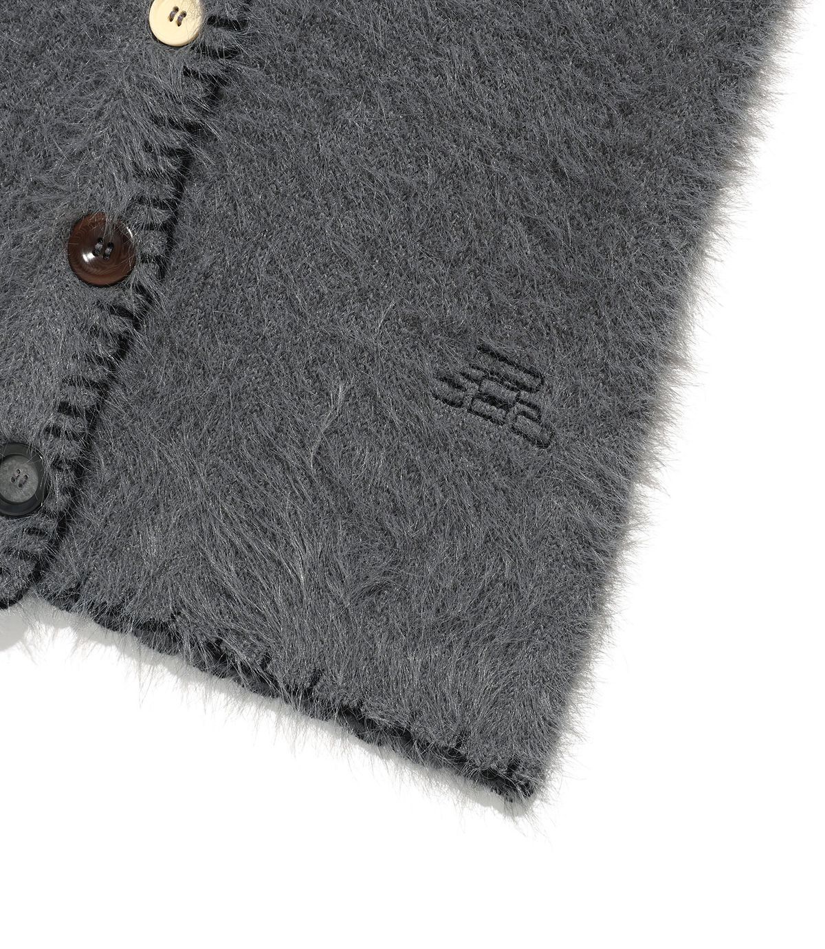 나이스고스트클럽(NICEGHOSTCLUB) FFATS BUTTON CARDIGAN_GREY(NG2FFFK683A)