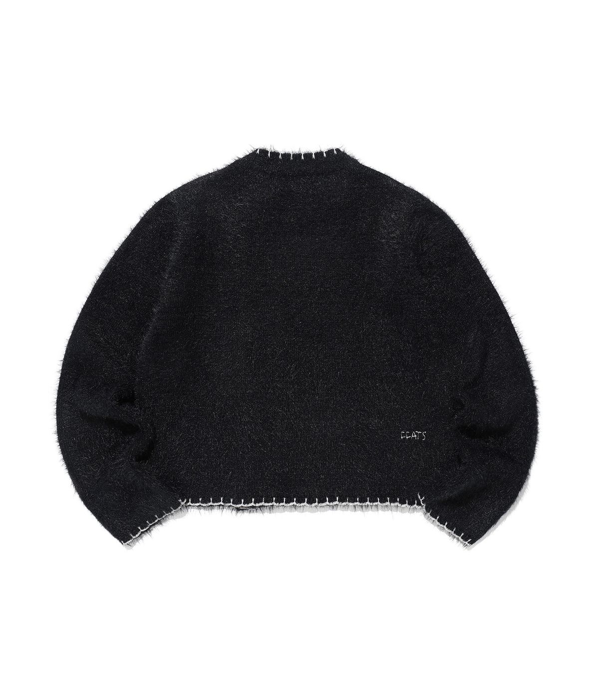 나이스고스트클럽(NICEGHOSTCLUB) FFATS BUTTON CARDIGAN_BLACK(NG2FFFK683A)