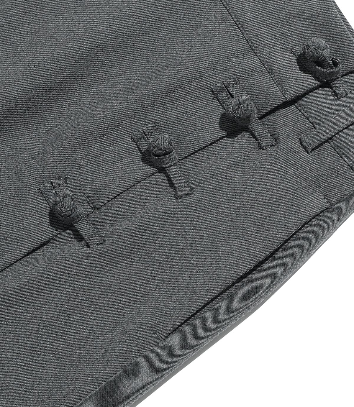 나이스고스트클럽(NICEGHOSTCLUB) FFATS LAP SKIRT PANTS_GREY(NG2FFUPA90A)