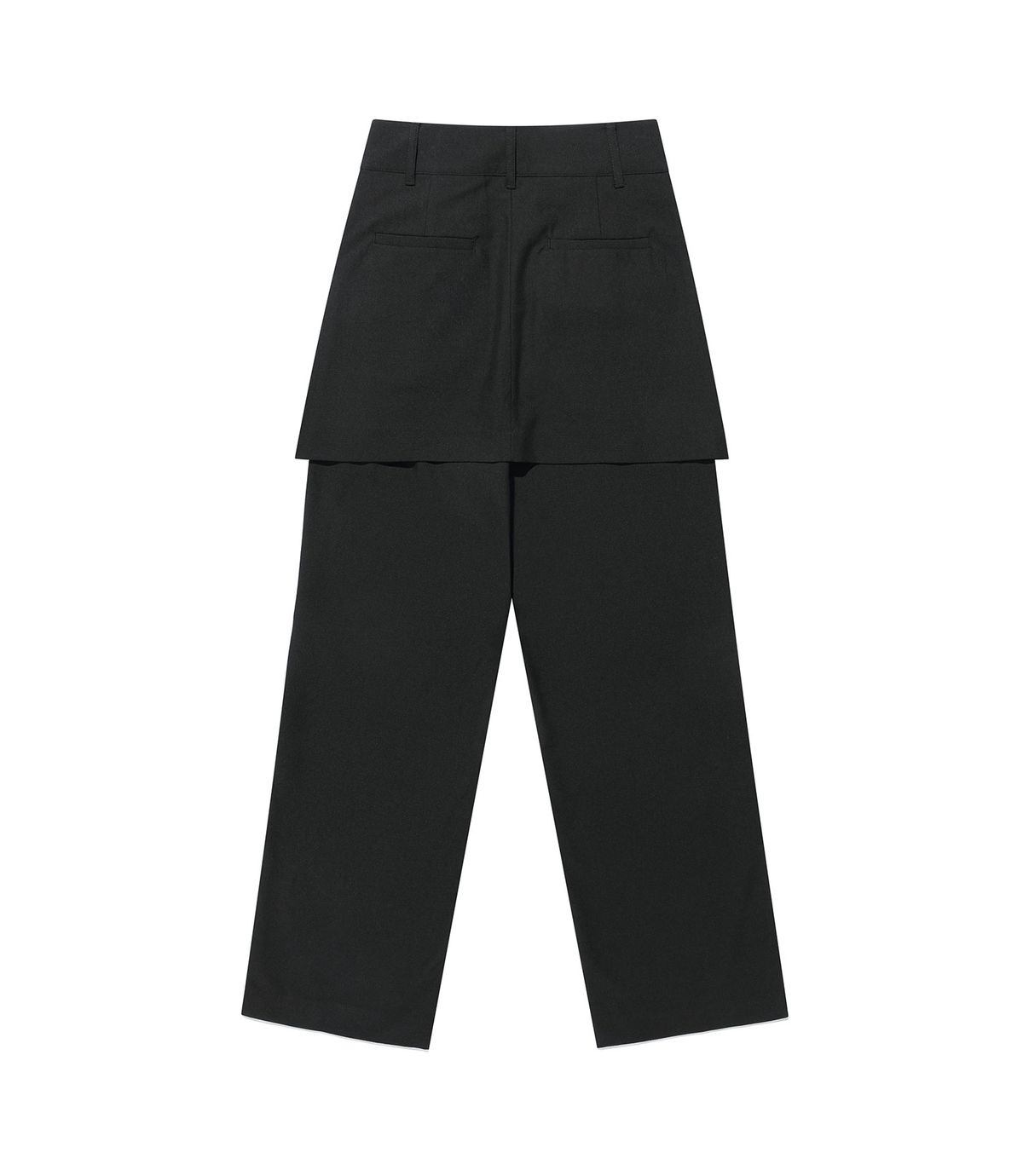 나이스고스트클럽(NICEGHOSTCLUB) FFATS LAP SKIRT PANTS_BLACK(NG2FFUPA90A)
