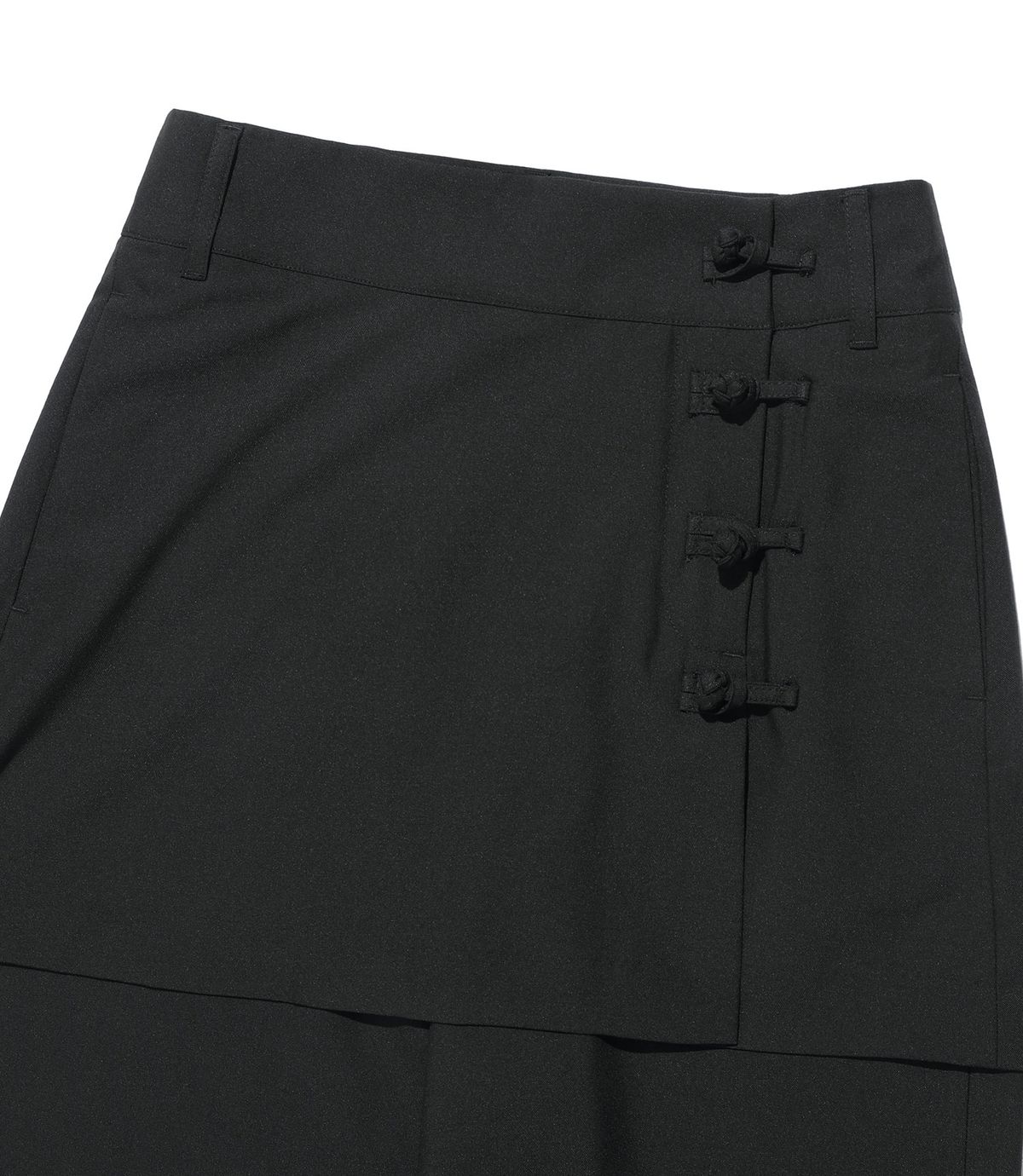 나이스고스트클럽(NICEGHOSTCLUB) FFATS LAP SKIRT PANTS_BLACK(NG2FFUPA90A)