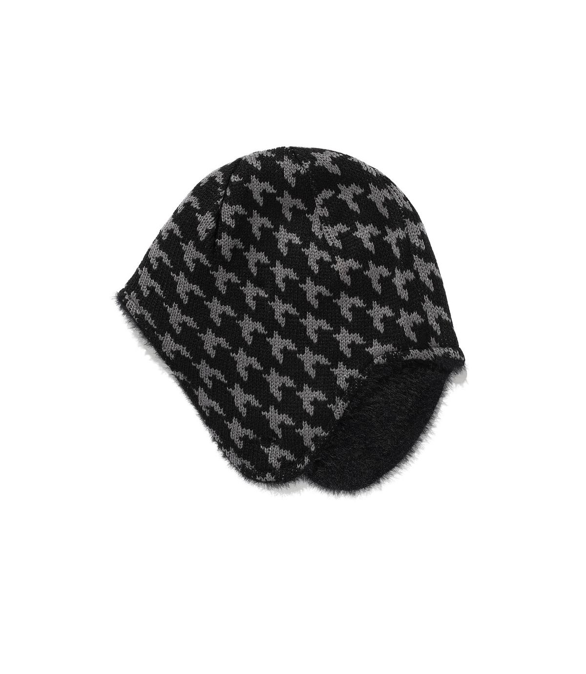 나이스고스트클럽(NICEGHOSTCLUB) FFATS EARCAP BUTTON BEANIE_BLACK(NG2FFUAB34A)