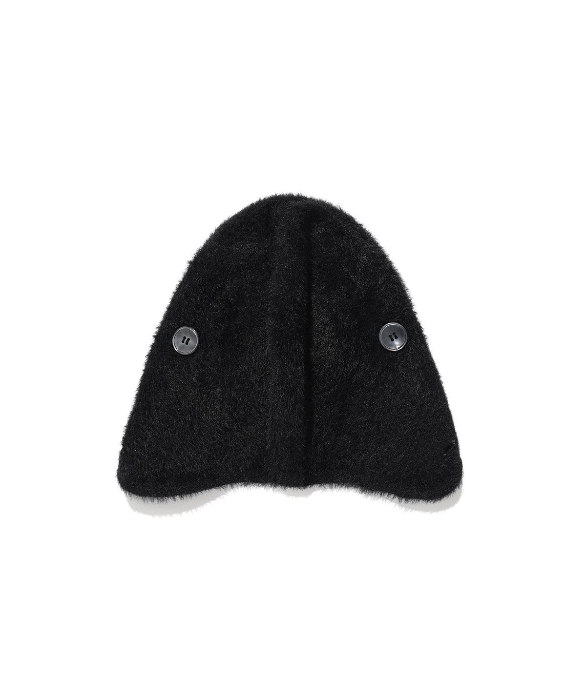 나이스고스트클럽(NICEGHOSTCLUB) FFATS EARCAP BUTTON BEANIE_BLACK(NG2FFUAB34A)