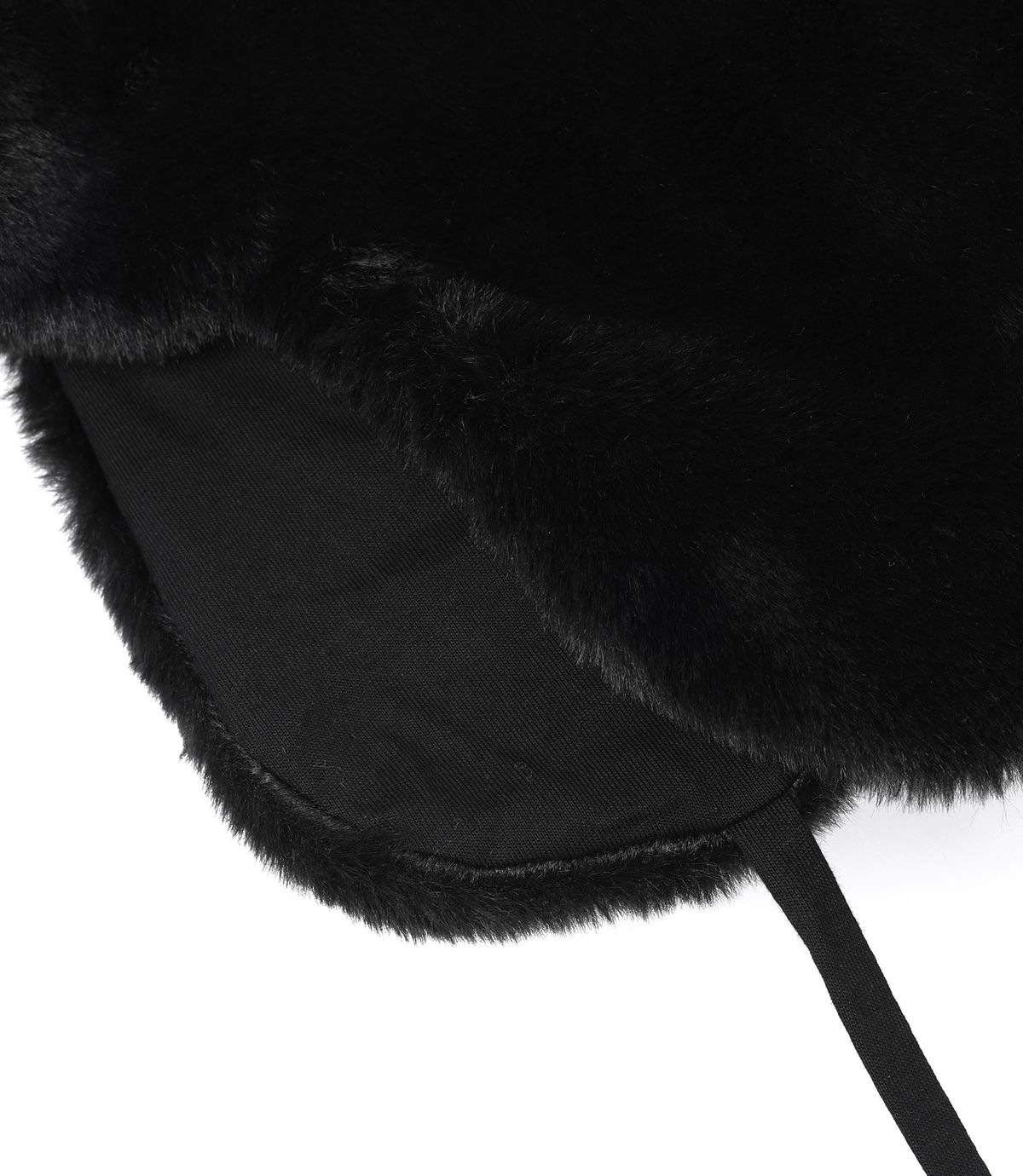 나이스고스트클럽(NICEGHOSTCLUB) FUR EARCAP BEANIE_BLACK(NG2FFUAB25A)