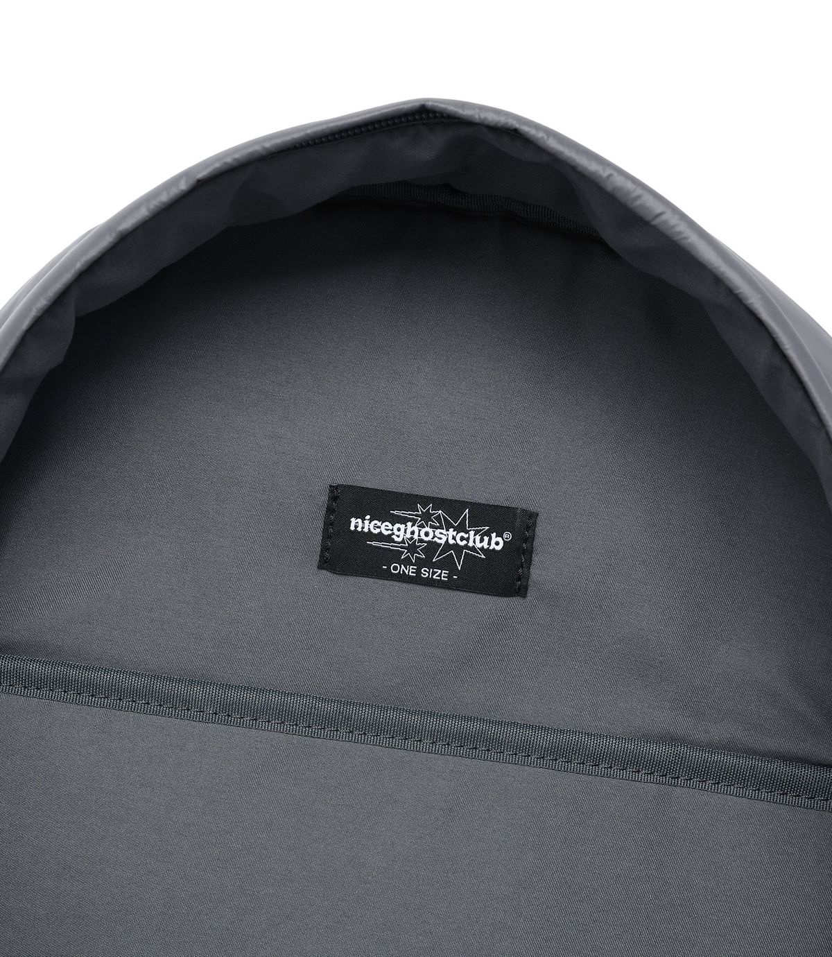 나이스고스트클럽(NICEGHOSTCLUB) STITCH PUFFER BACKPACK_CHARCOAL(NG2FFUAB42A)
