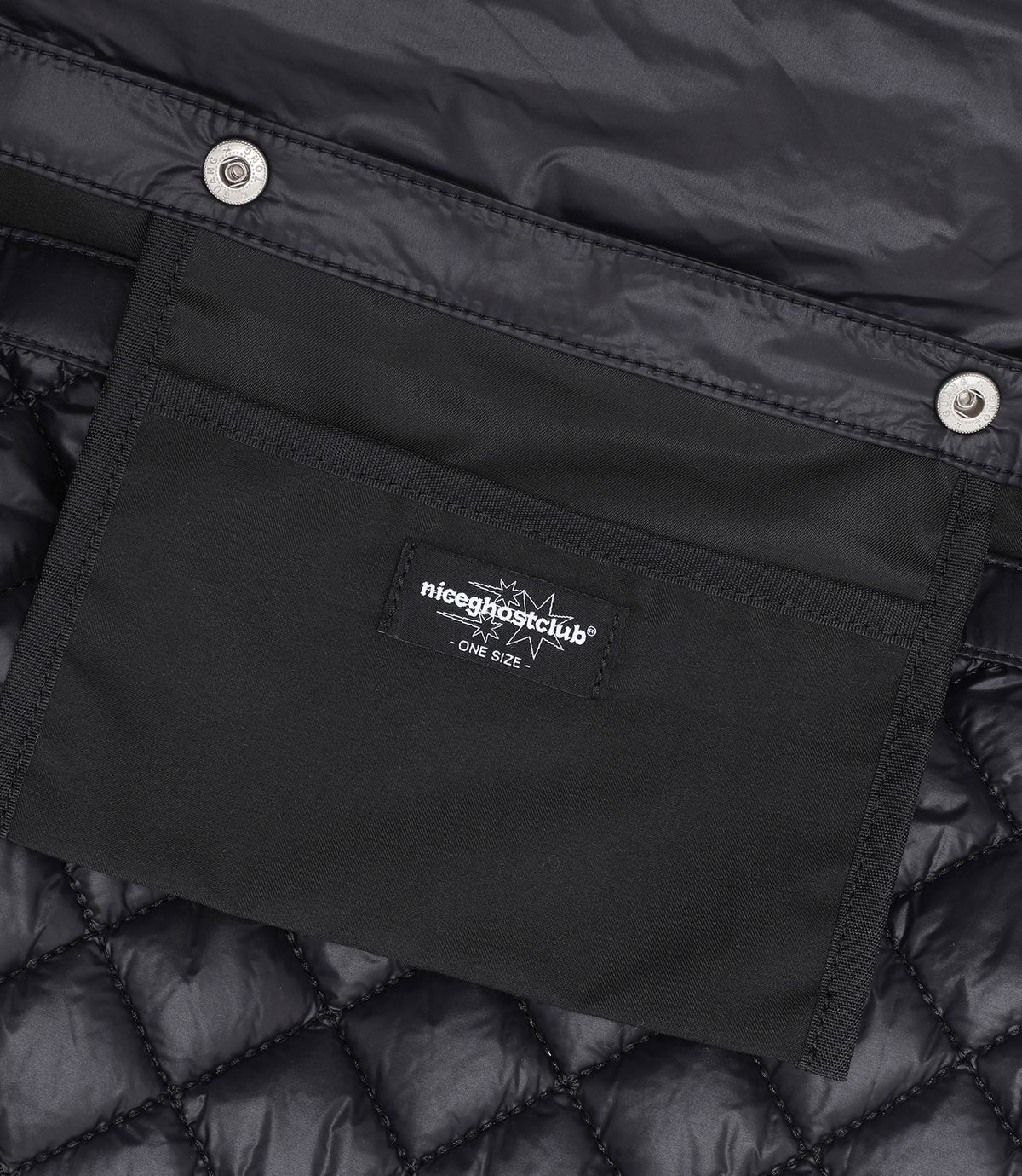 나이스고스트클럽(NICEGHOSTCLUB) STITCH PUFFER ANGELS CROSSBAG_BLACK(NG2FFUAB41A)