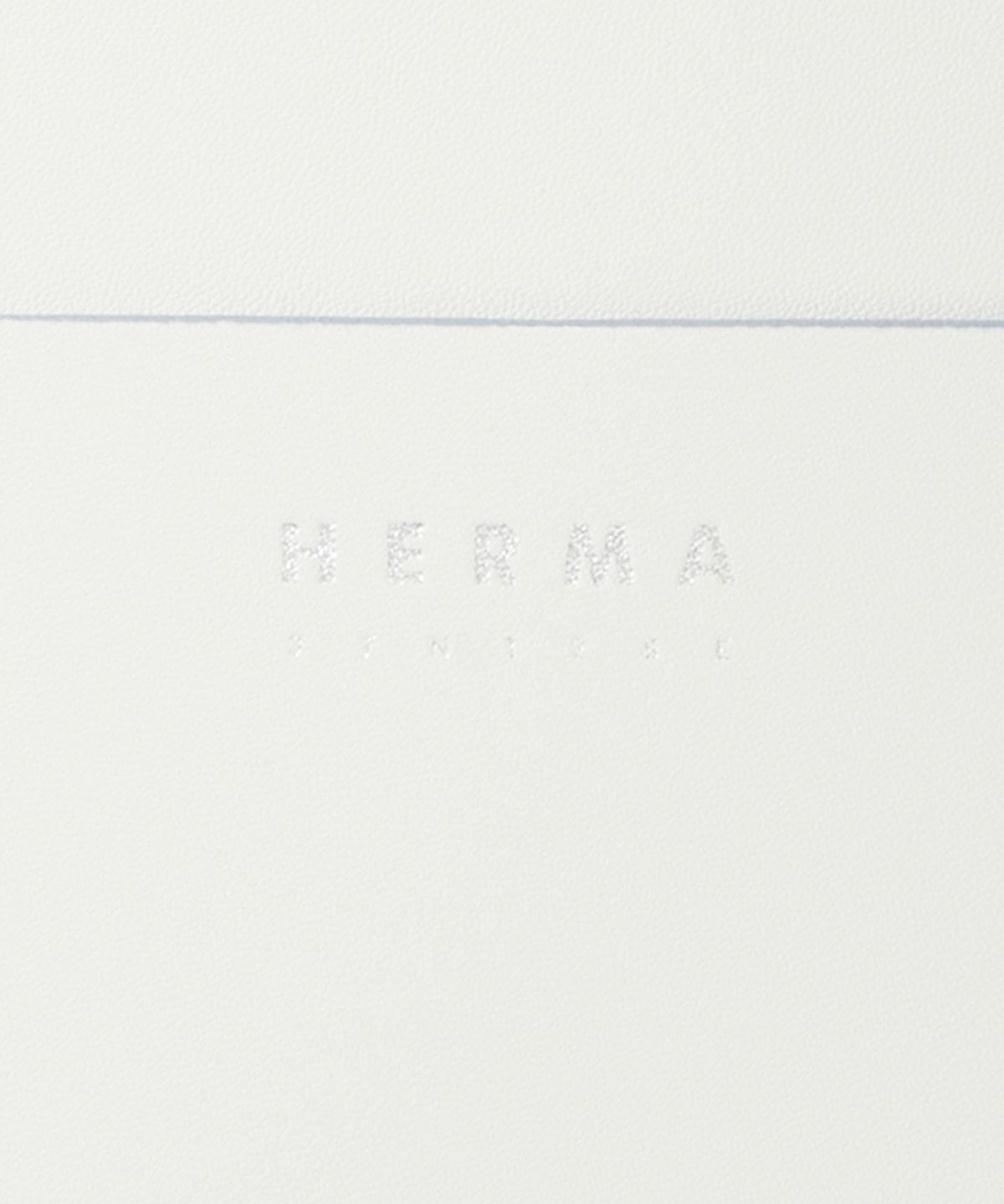 헤르마(HERMA) 포셰 크로스바디 파우치 화이트 블루벨엣지