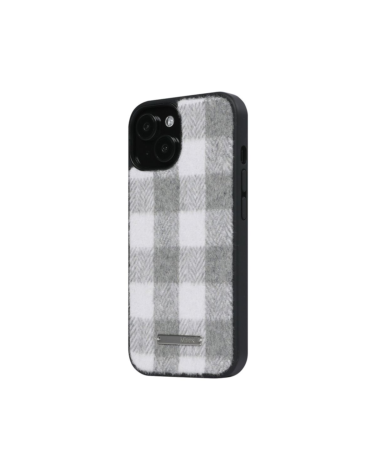 미세키서울(MISEKI SEOUL) Cozy check iphone case GREY