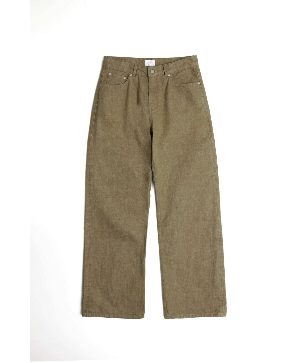 유스(YOUTH) Wide Denim Pants - Olive