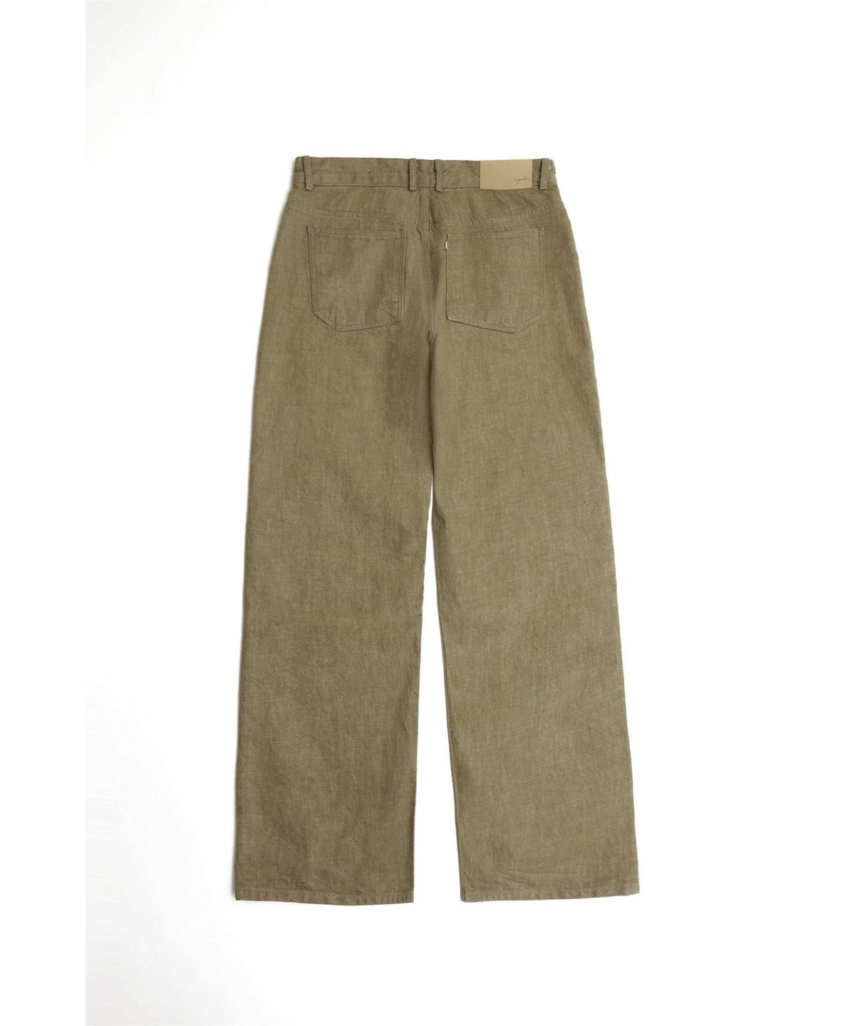 유스(YOUTH) Wide Denim Pants - Olive