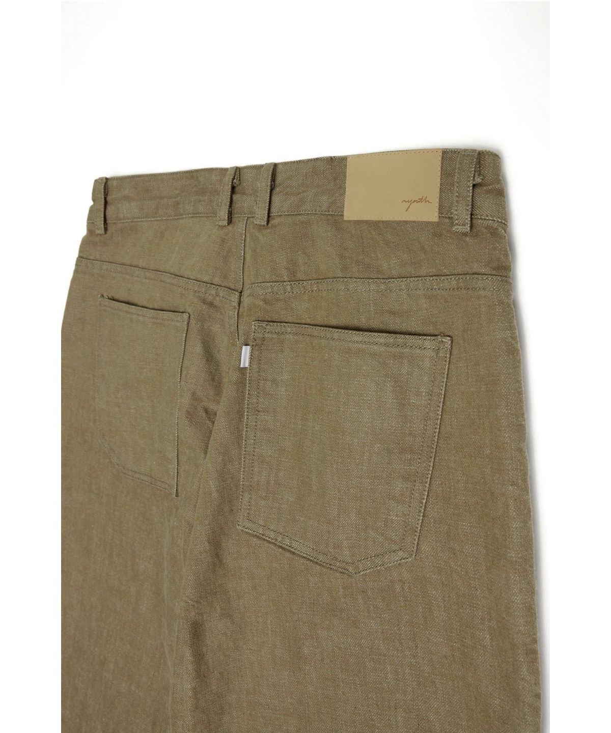 유스(YOUTH) Wide Denim Pants - Olive