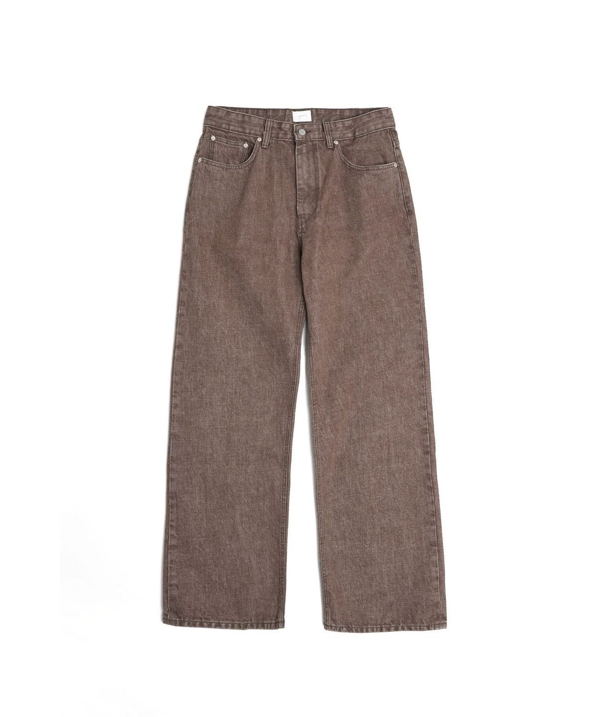 유스(YOUTH) Wide Denim Pants - Brown