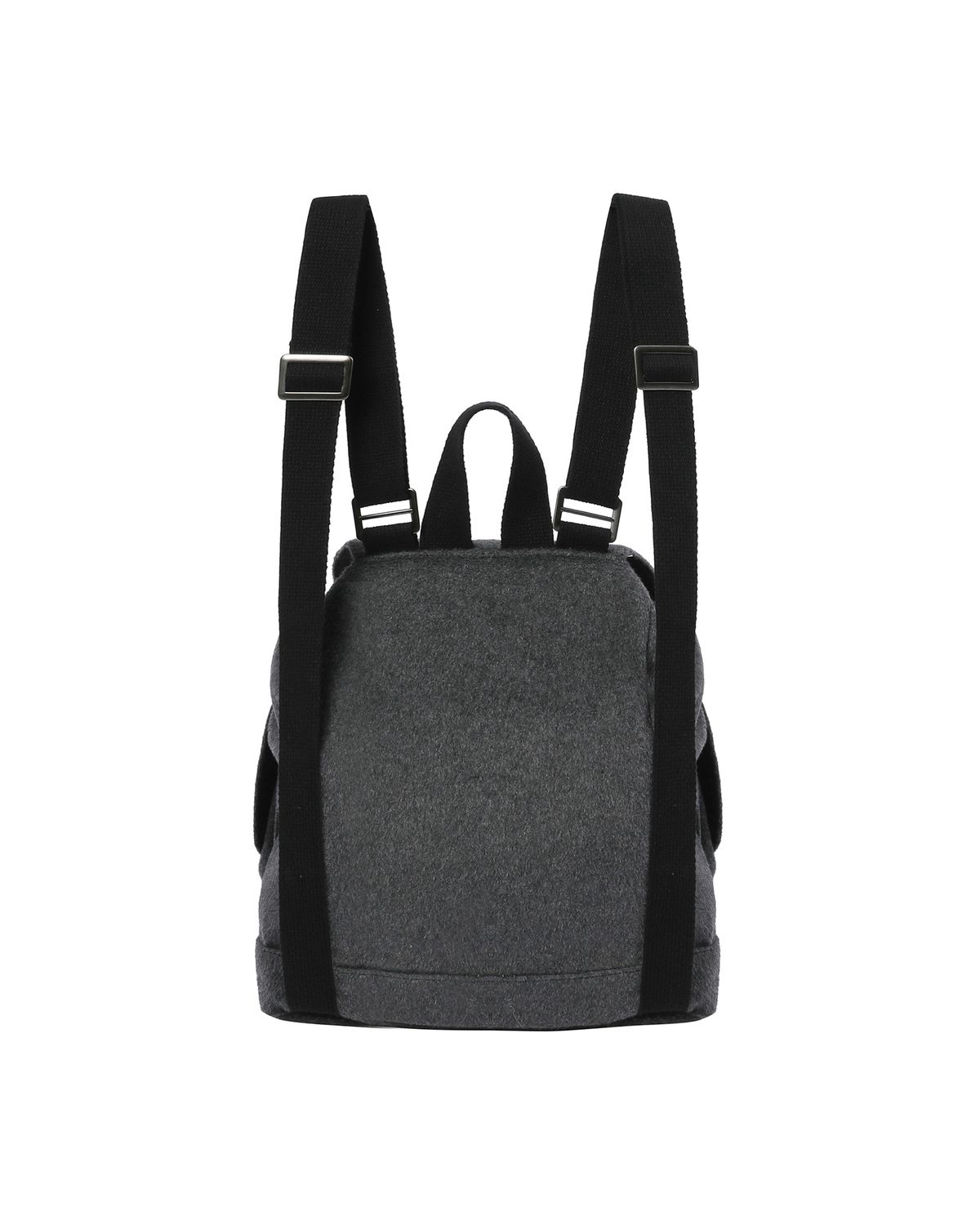 미세키서울(MISEKI SEOUL) Toggle wool backpack  DARK GREY