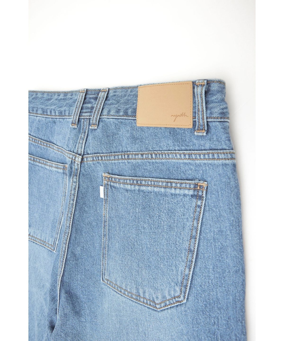유스(YOUTH) Wide Denim Pants - Light Blue