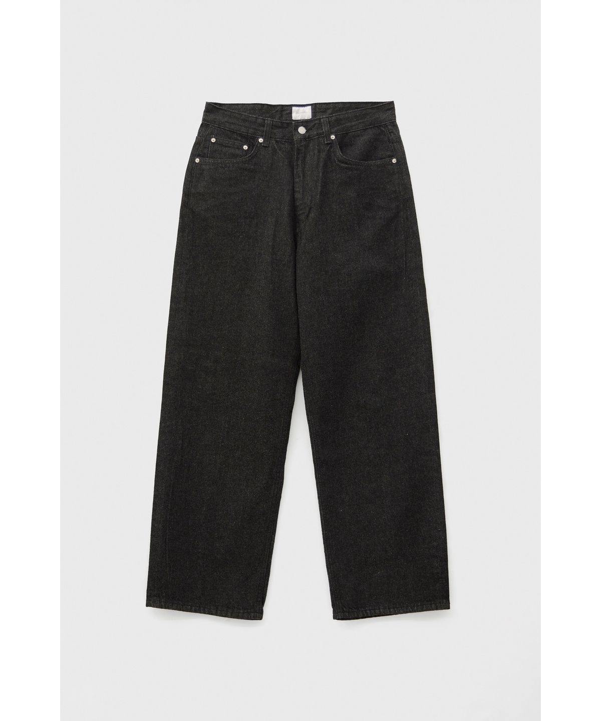 유스(YOUTH) Wide Denim Pants - Washed Black