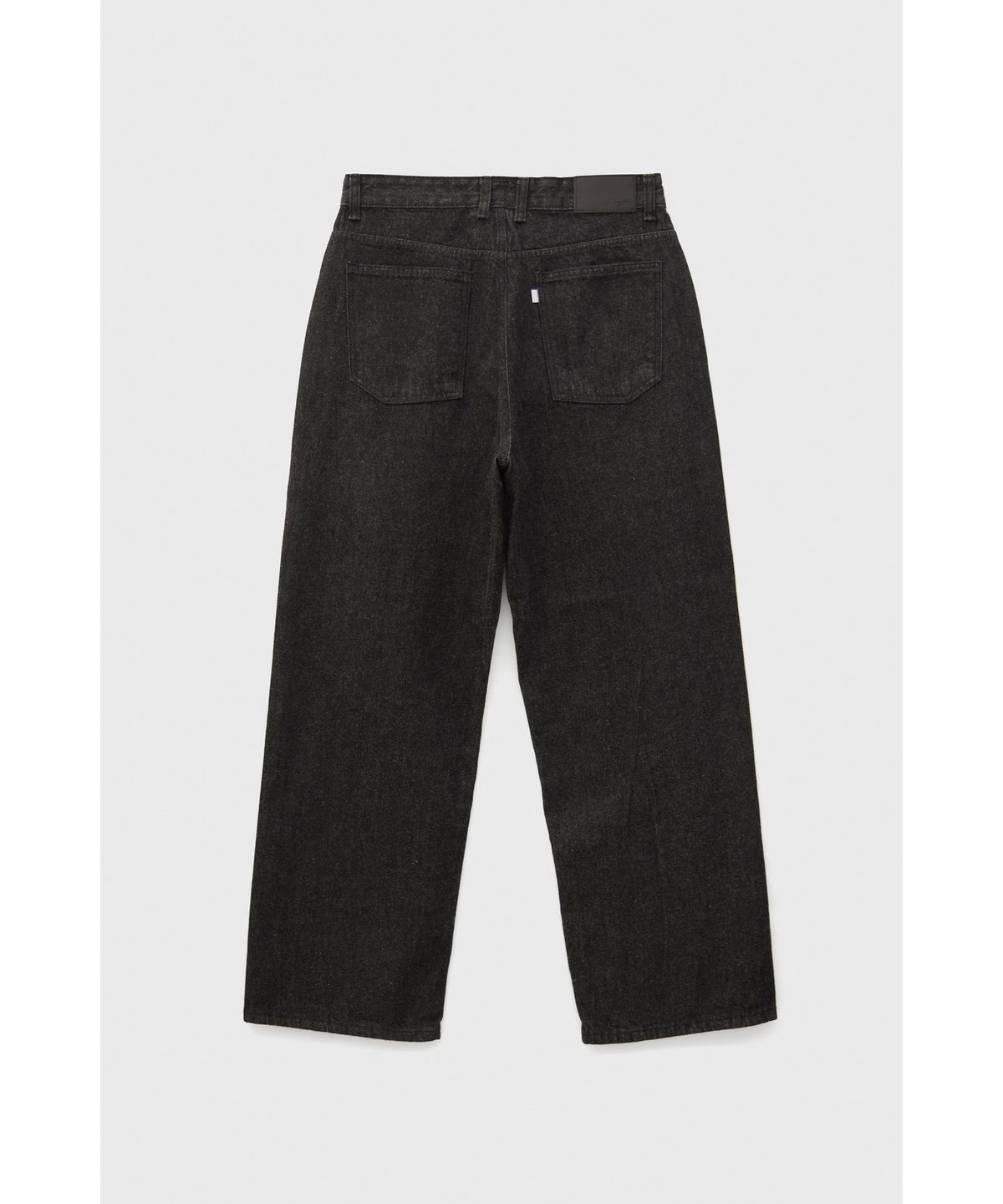 유스(YOUTH) Wide Denim Pants - Washed Black