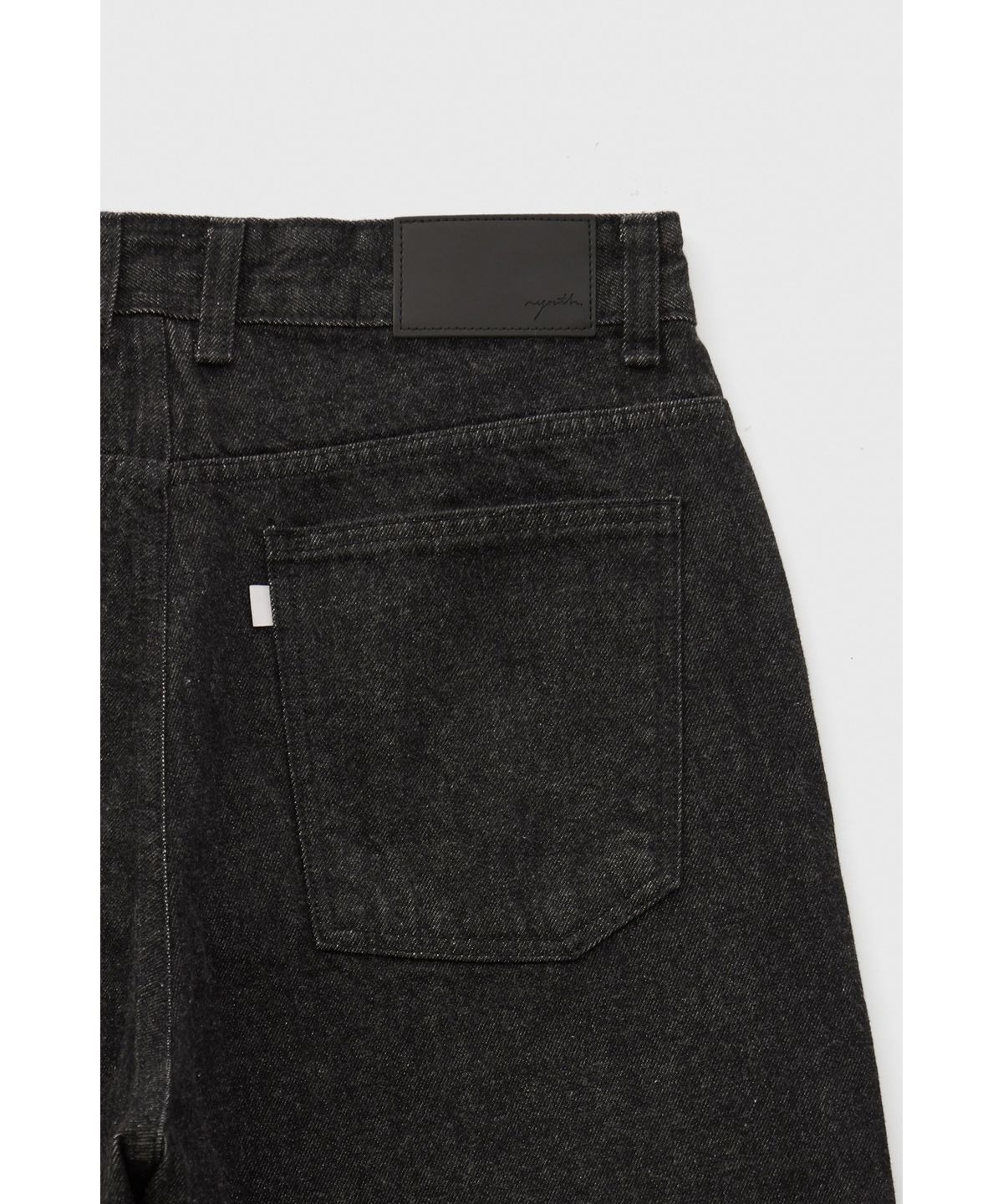 유스(YOUTH) Wide Denim Pants - Washed Black