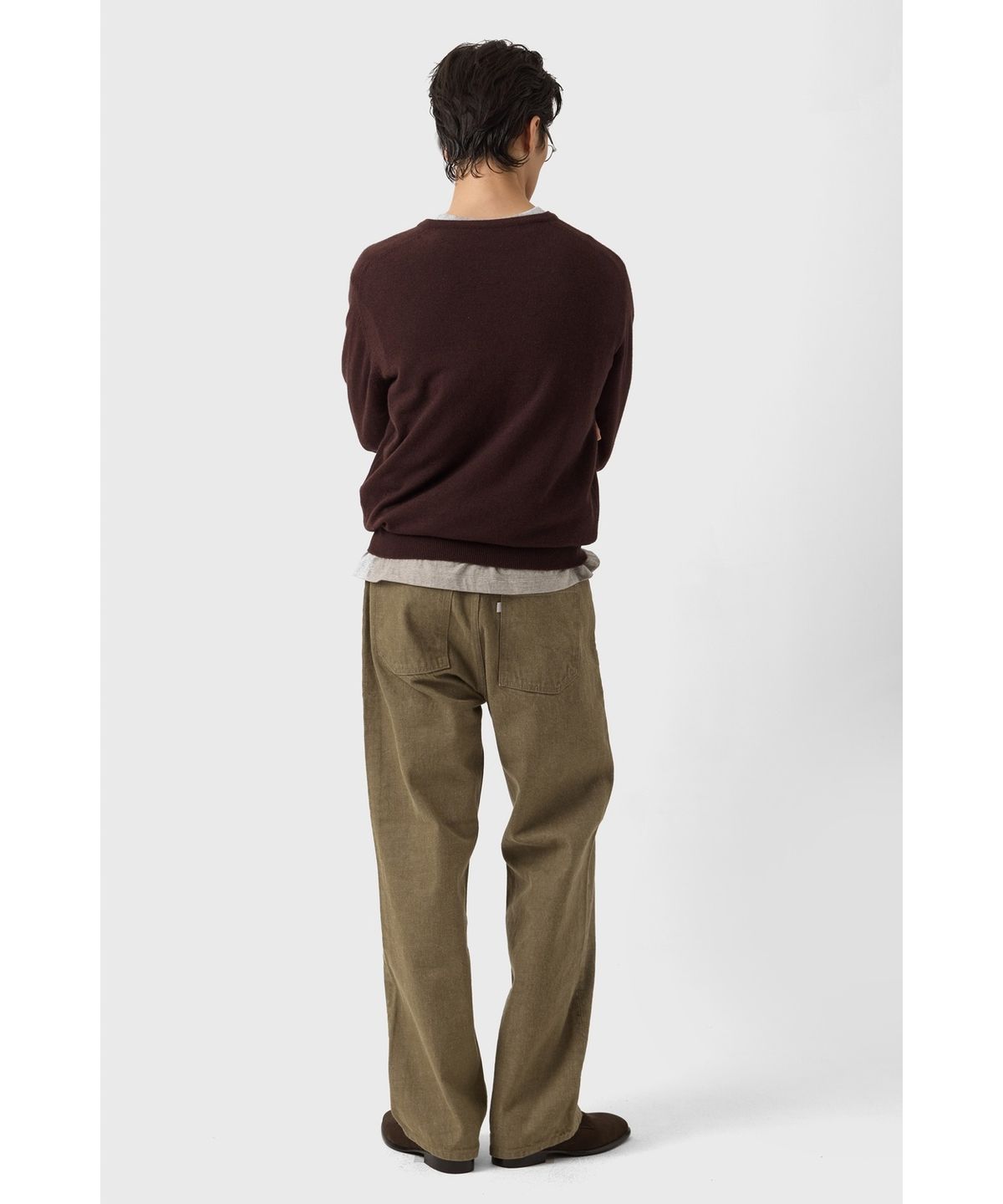 유스(YOUTH) Straight Denim Pants - Olive