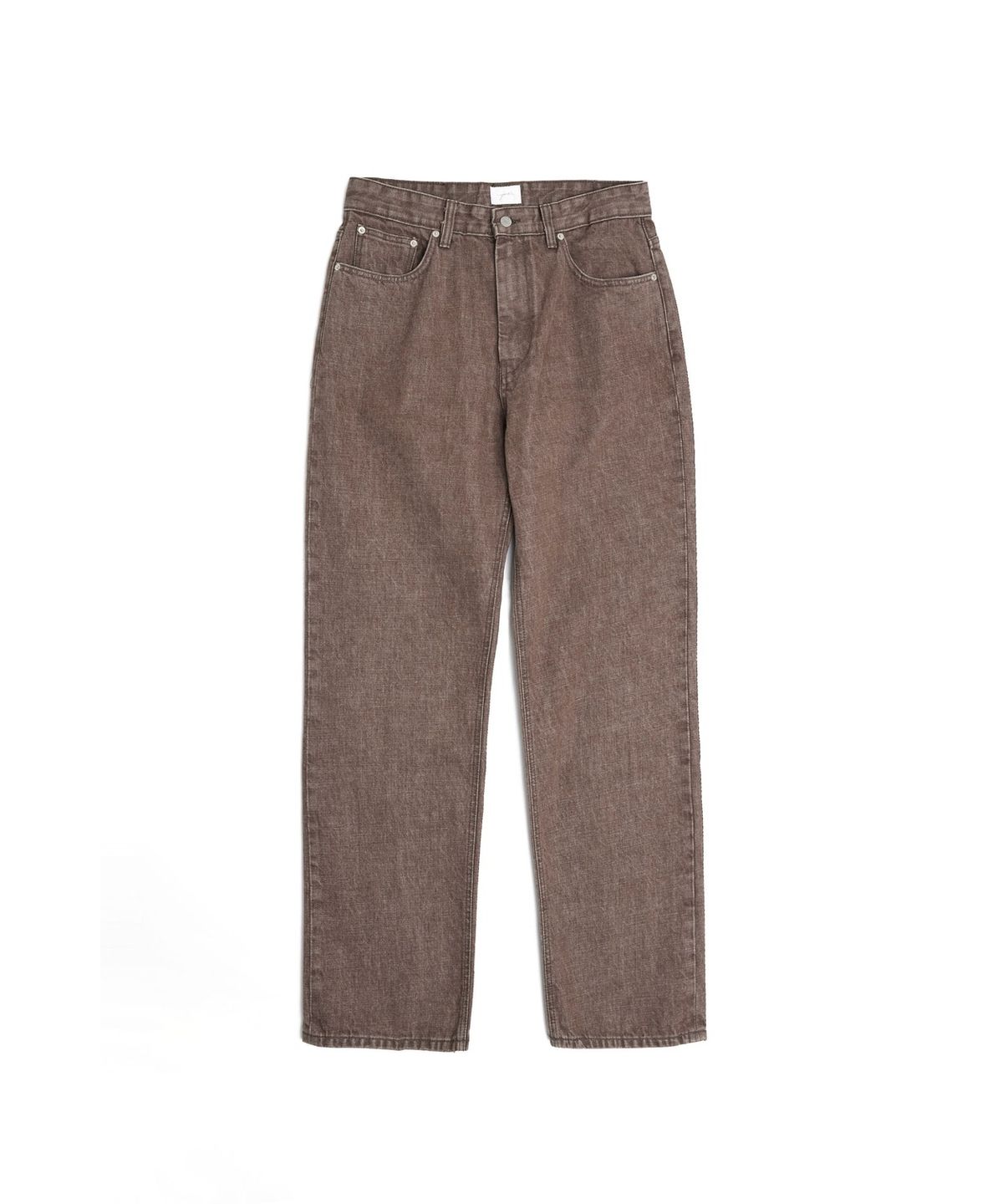 유스(YOUTH) Straight Denim Pants - Brown