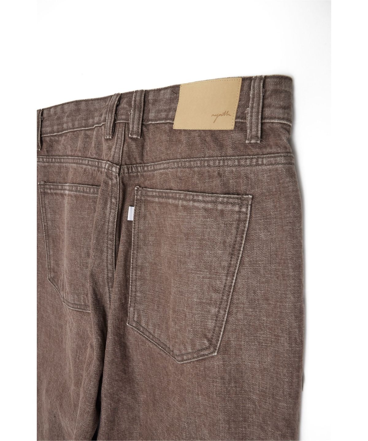 유스(YOUTH) Straight Denim Pants - Brown