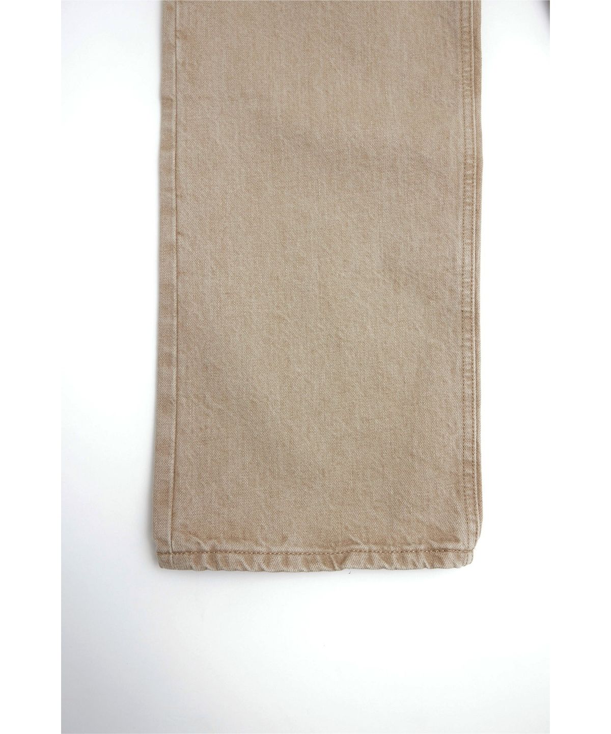 유스(YOUTH) Straight Denim Pants - Sand Beige