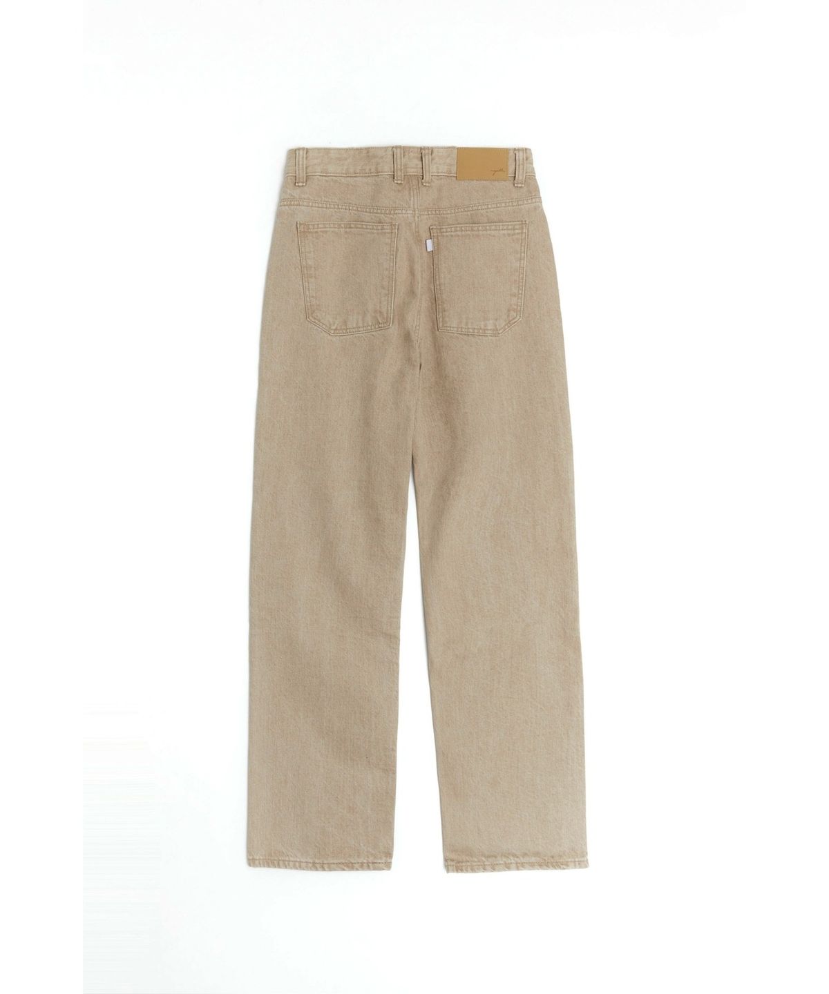 유스(YOUTH) Straight Denim Pants - Sand Beige
