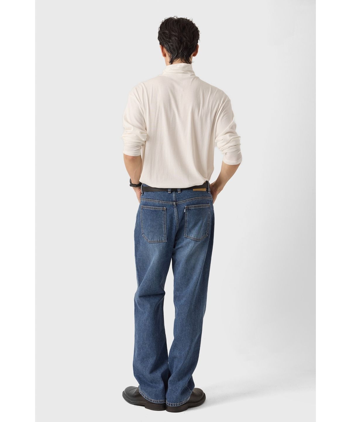 유스(YOUTH) Straight Denim Pants - Medium Blue