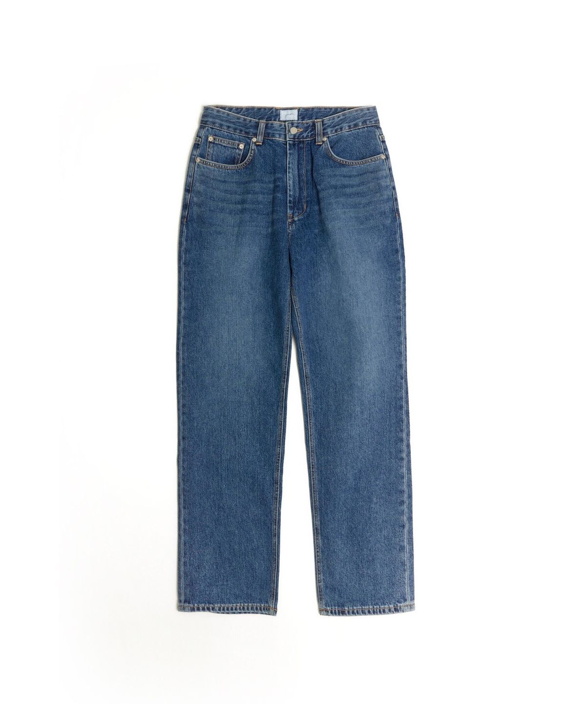 유스(YOUTH) Straight Denim Pants - Medium Blue