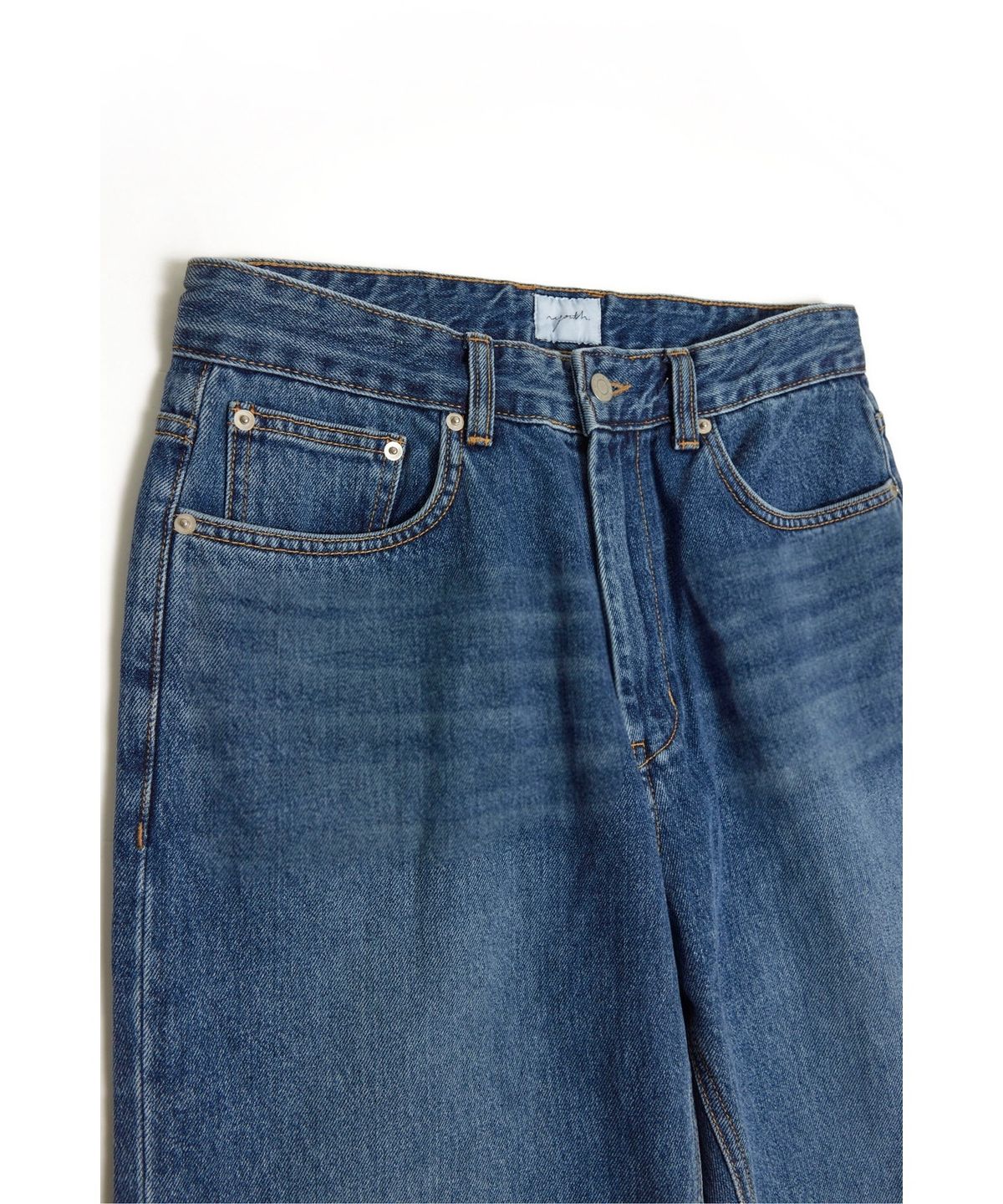 유스(YOUTH) Straight Denim Pants - Medium Blue