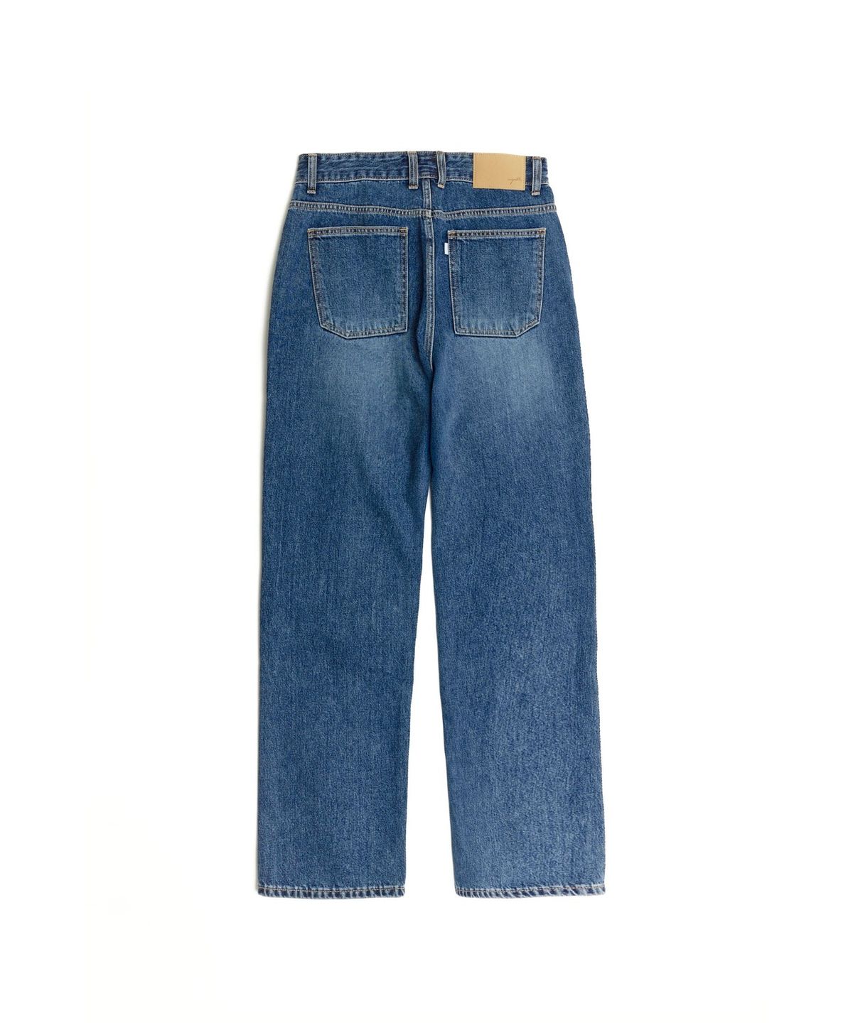 유스(YOUTH) Straight Denim Pants - Medium Blue