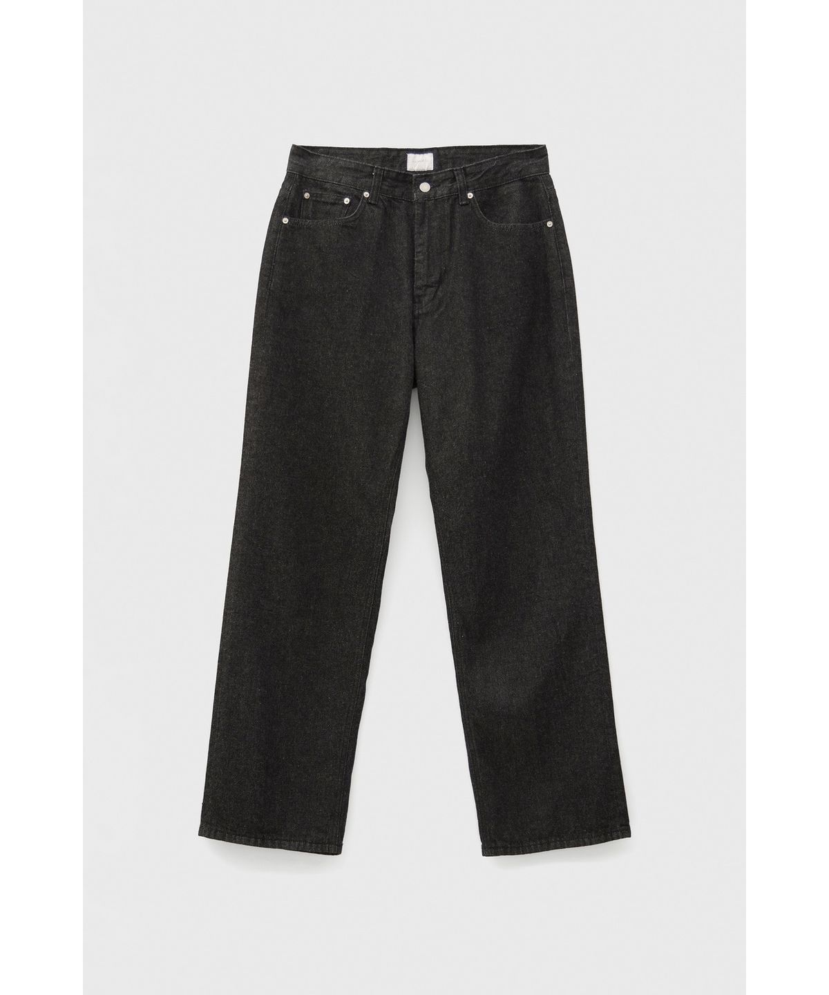 유스(YOUTH) Straight Denim Pants - Washed Black