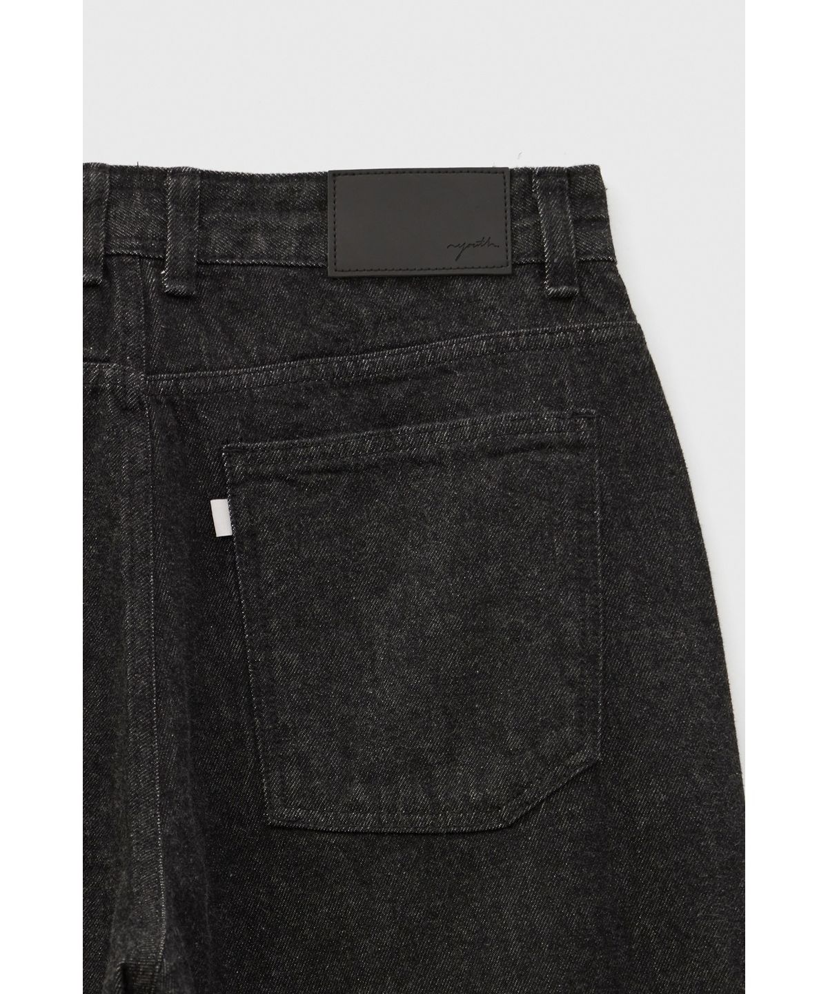 유스(YOUTH) Straight Denim Pants - Washed Black