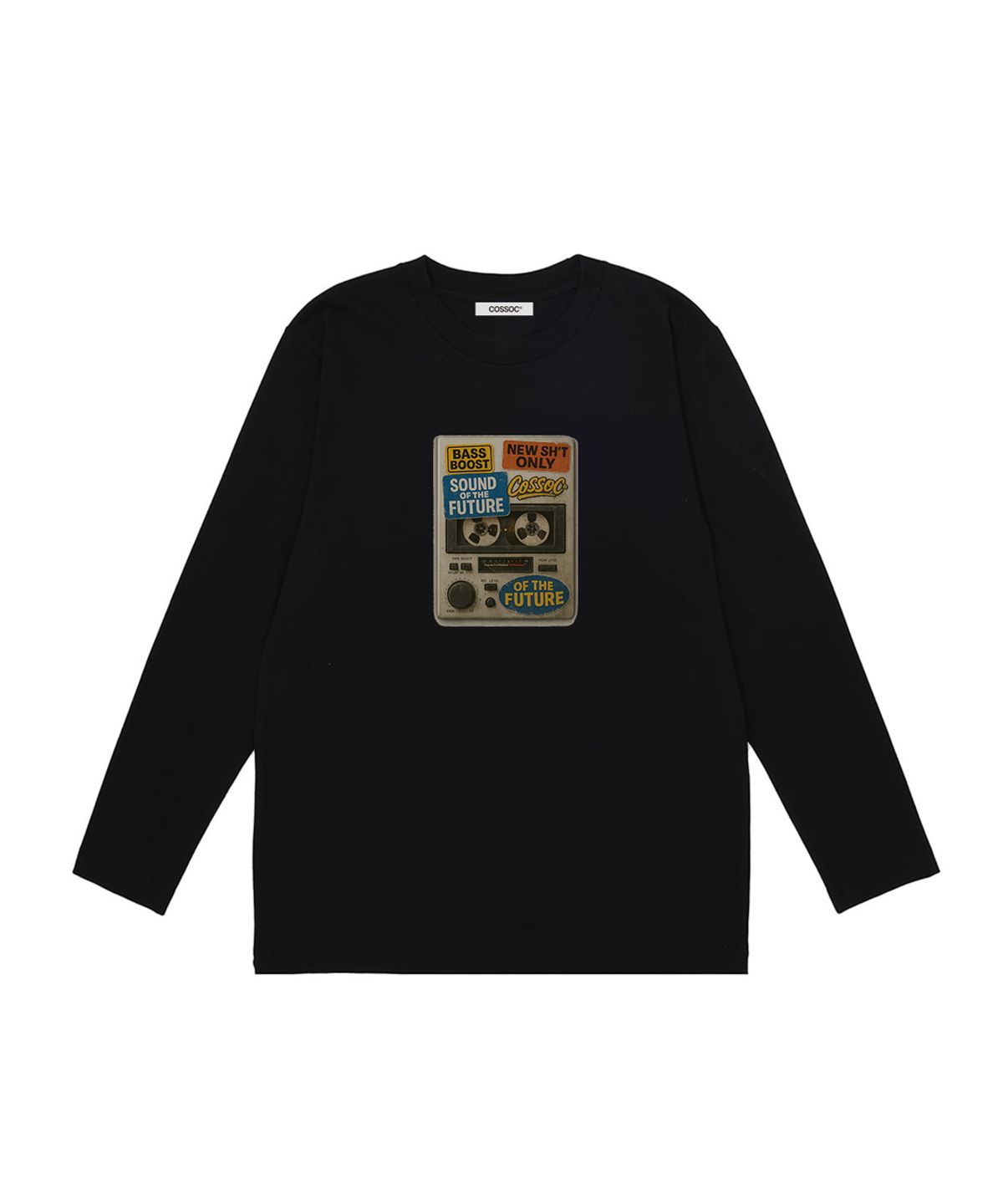 코소(COSO) 사운드 퓨쳐 롱 슬리브 긴팔(BLACK)
