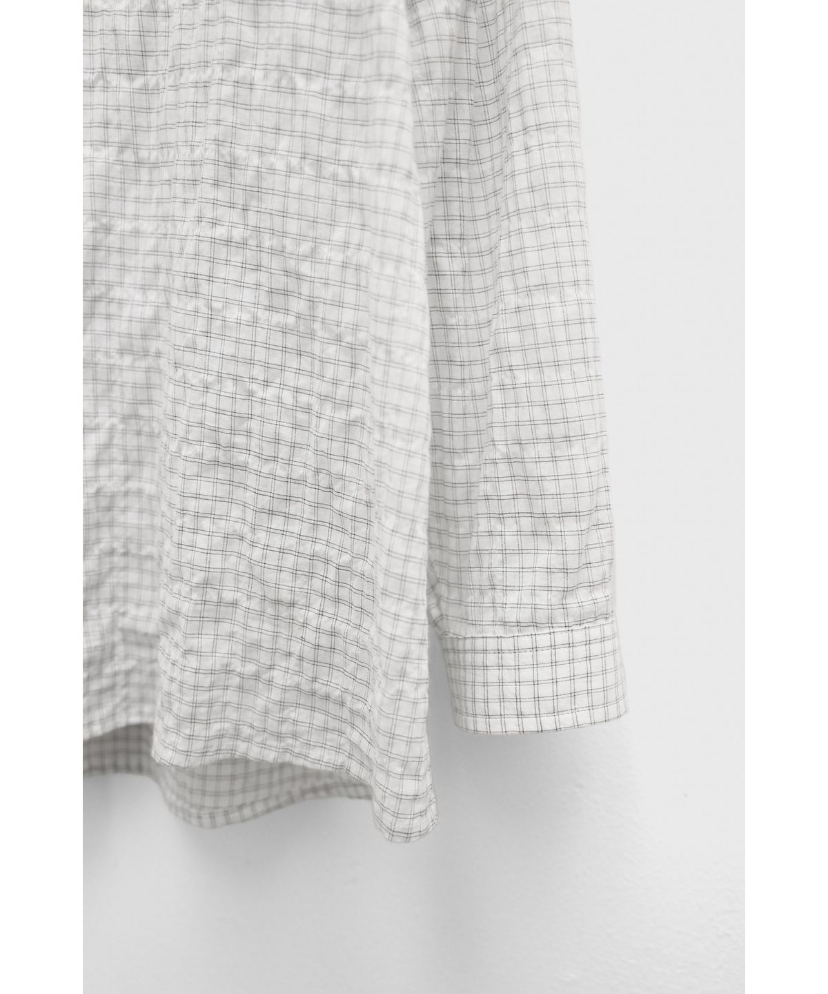 유스(YOUTH) Zipped Shirt - Ivory Check