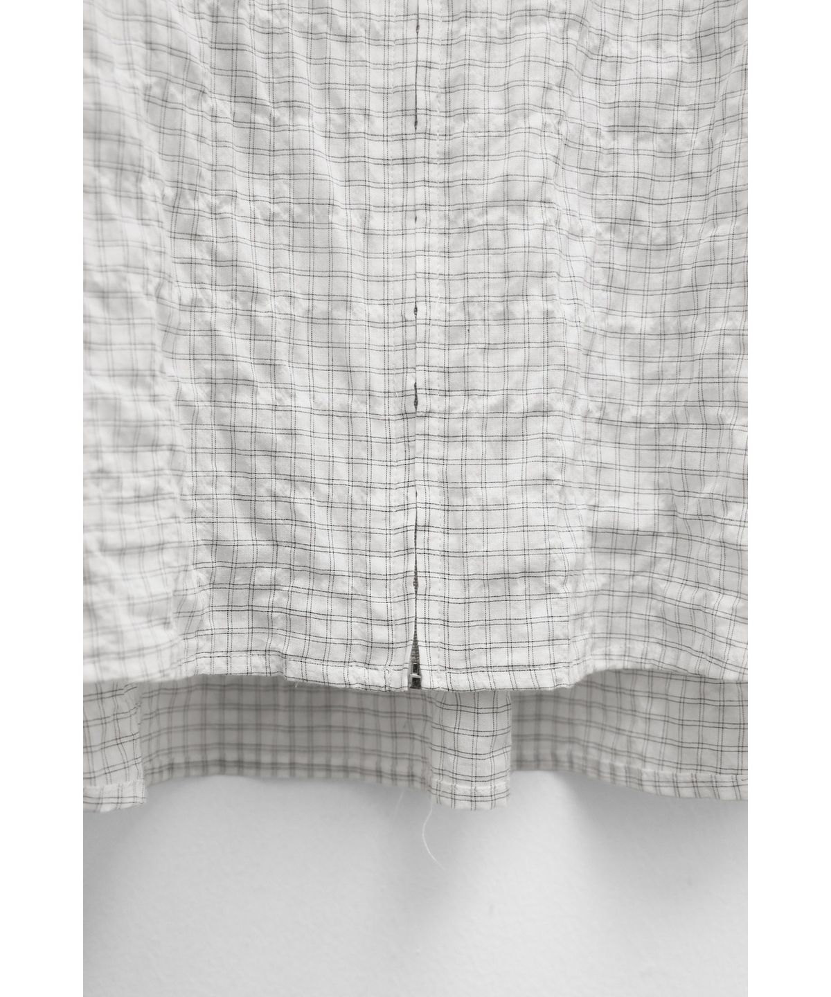 유스(YOUTH) Zipped Shirt - Ivory Check