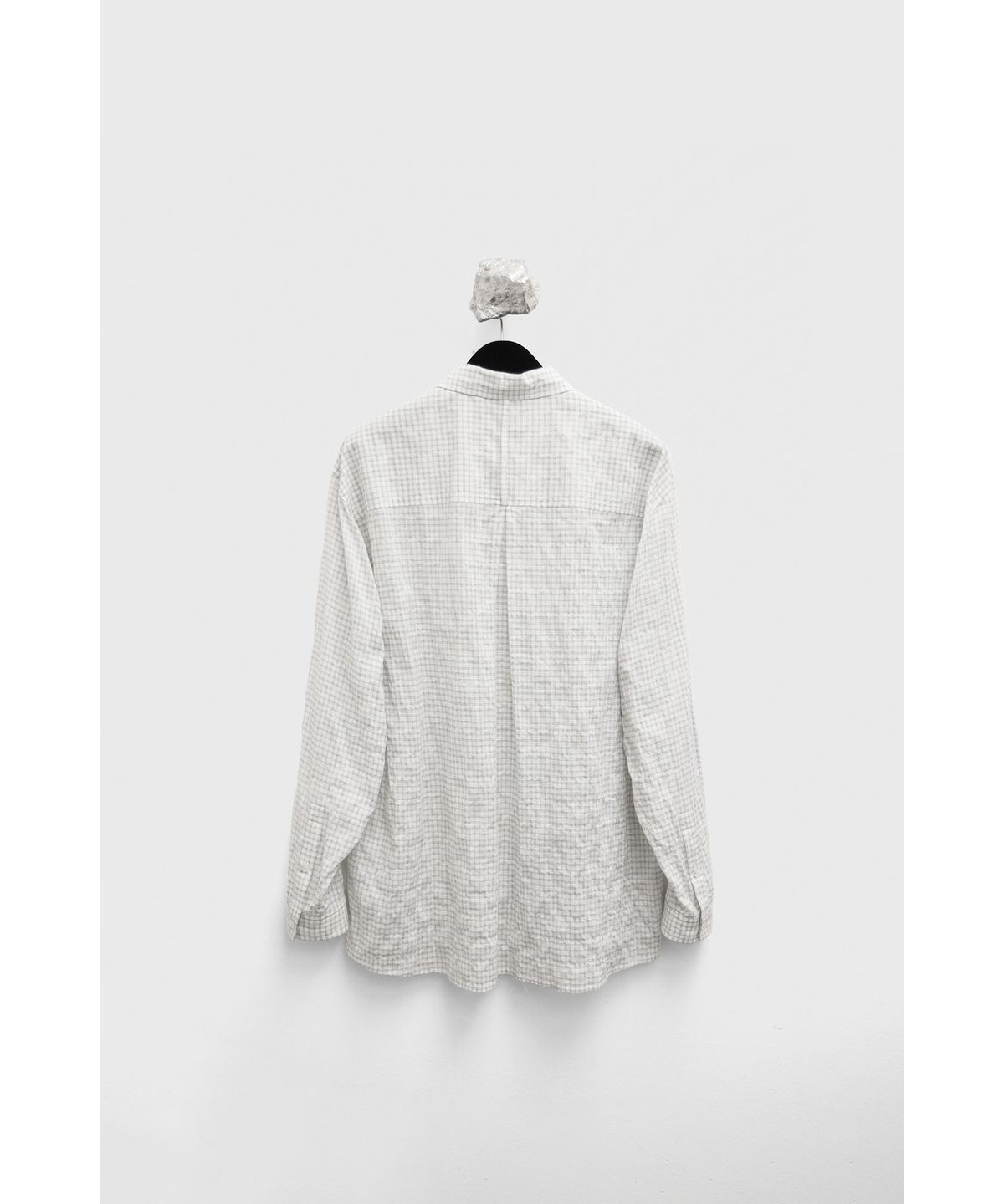 유스(YOUTH) Zipped Shirt - Ivory Check