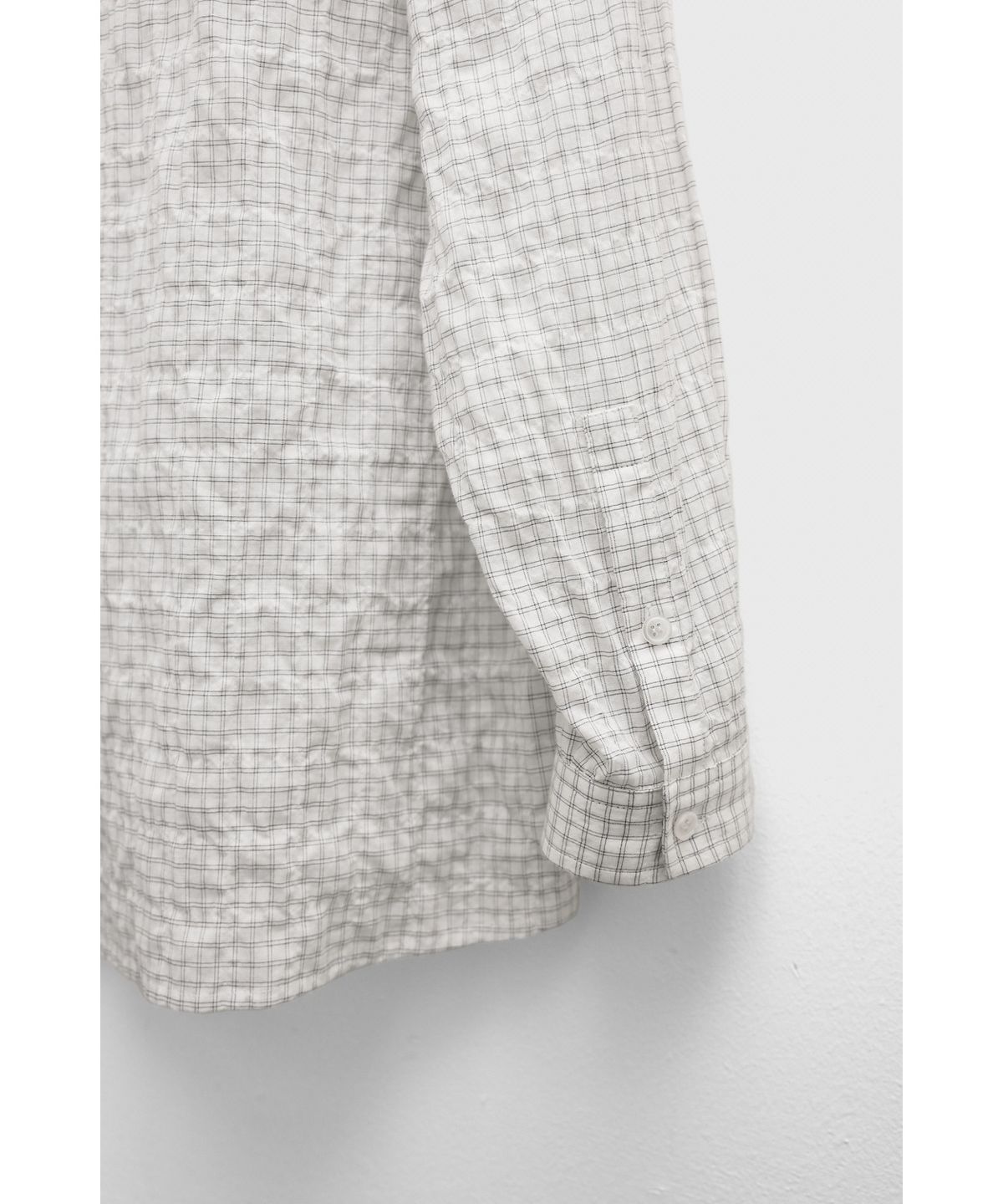 유스(YOUTH) Zipped Shirt - Ivory Check