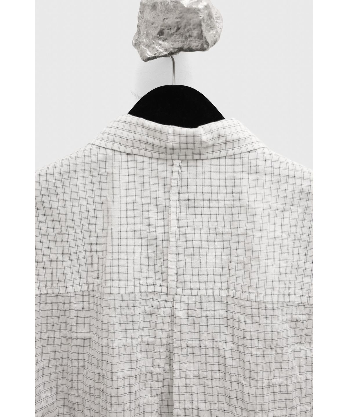 유스(YOUTH) Zipped Shirt - Ivory Check