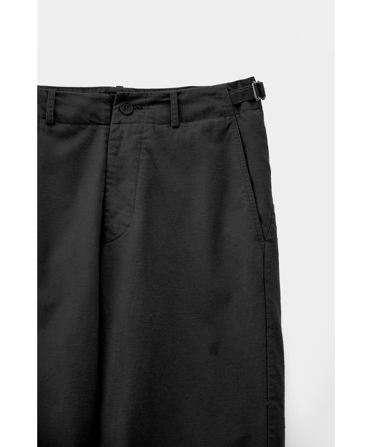 유스(YOUTH) Washed Wide Chino Pants - Black